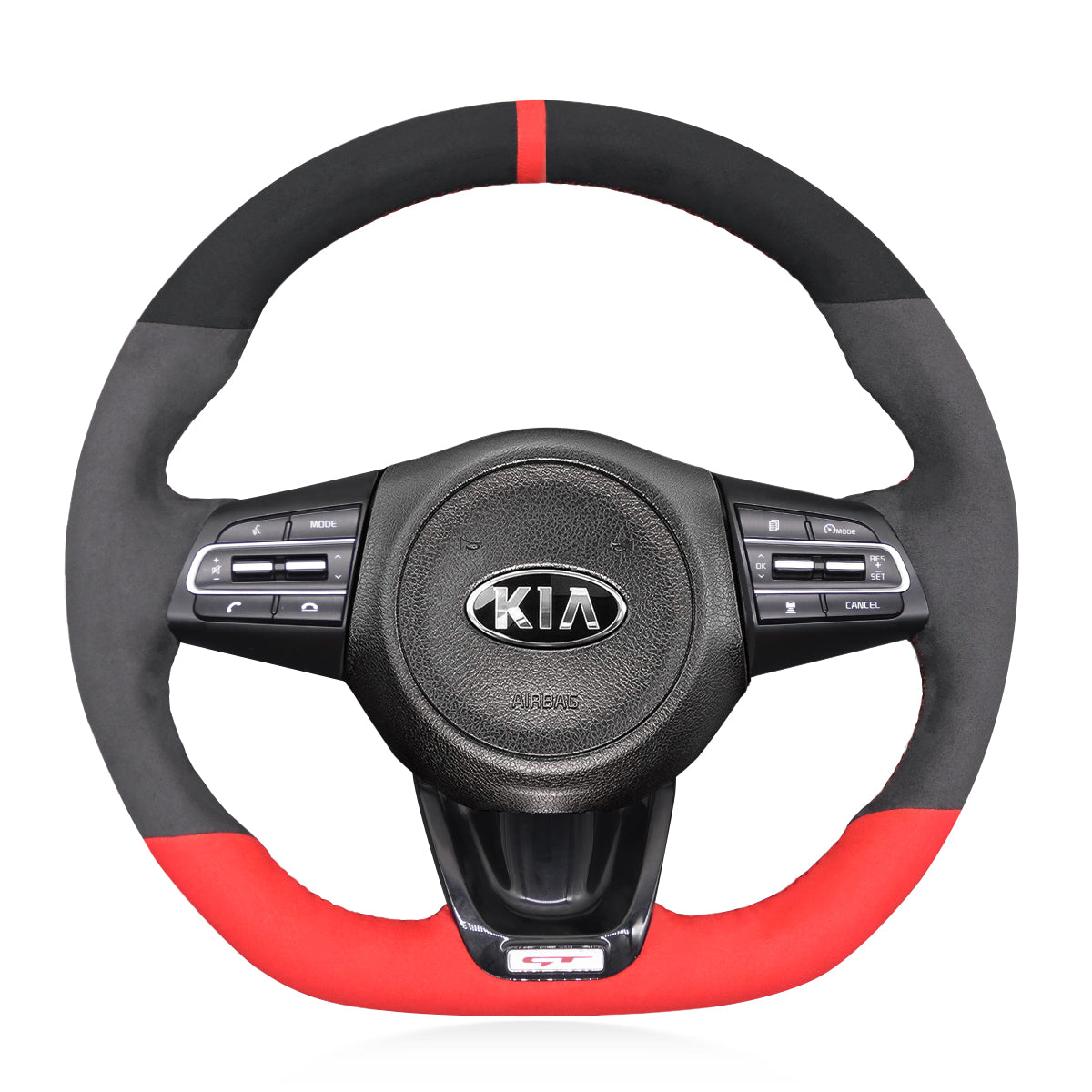 Steering Wheel Cover for Kia Stinger GT (2017–2021) Cover My Wheel