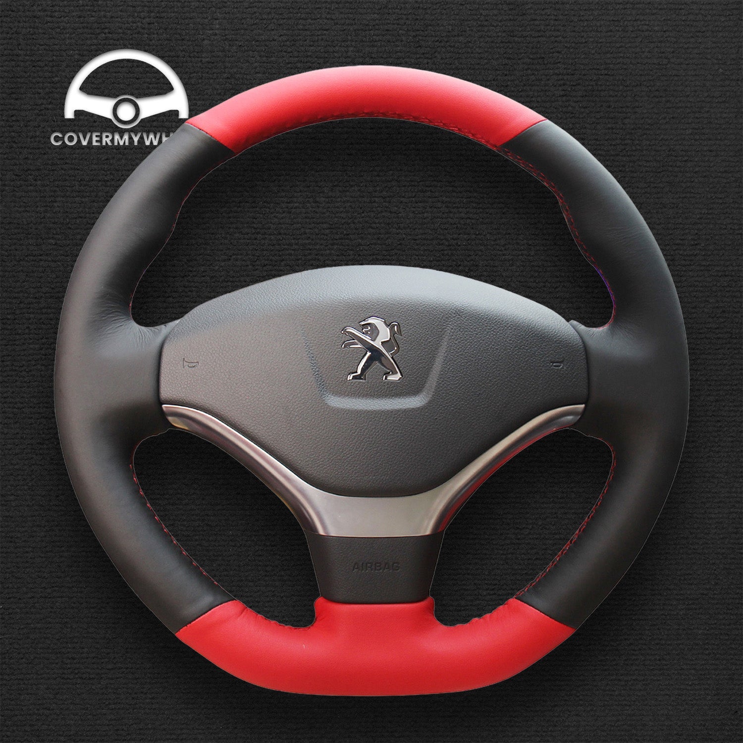 Steering Wheel Cover for Peugeot 308 2012–2014 Cover My Wheel