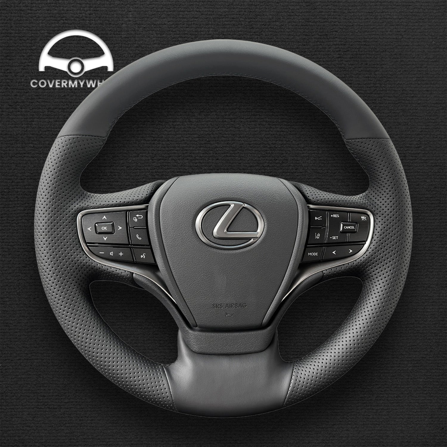 Steering Wheel Cover for Lexus LS350 LS500 UX200 UX250 ES300 ES340 ES350  2018-2024 Cover My Wheel