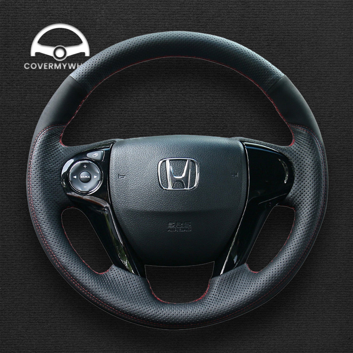 Steering Wheel Cover for Honda Accord 9 2013-2017 Crosstour 2013-2015 Cover My Wheel