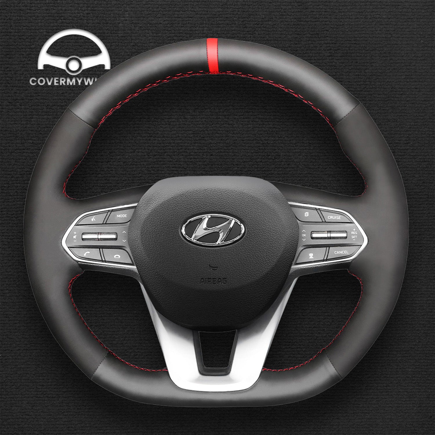 Steering Wheel Cover for Hyundai Santa Fe 2019-2020  Palisade 2020