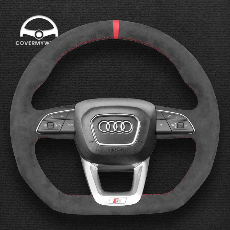 Steering Wheel Cover for Audi RS Q3 SQ5 Q7 SQ7 Q8 SQ8 RSQ8 Cover My Wheel