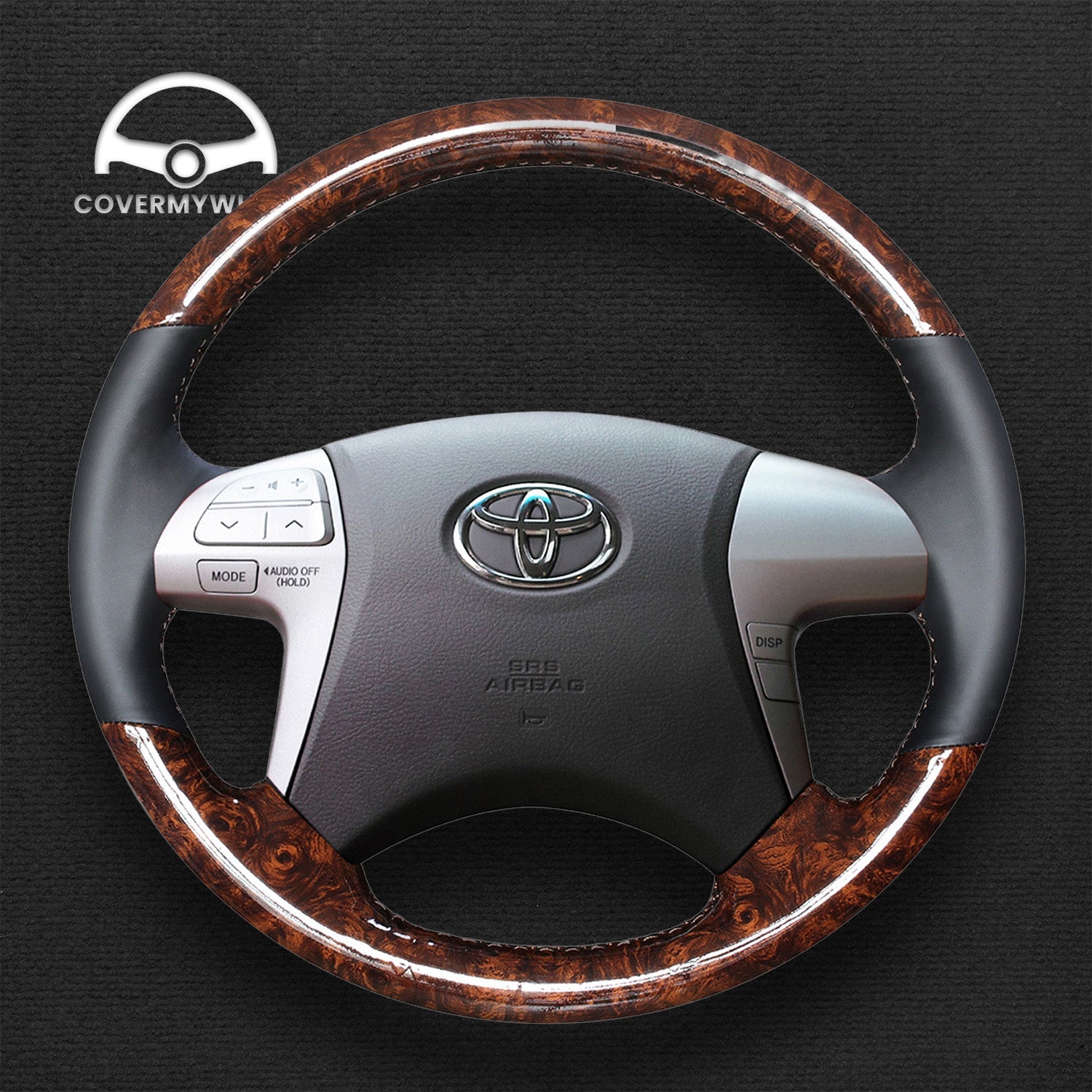 Steering Wheel Cover for Toyota Highlander Camry Noah Estima Premio Mark X Zio 2006-2016 Cover My Wheel