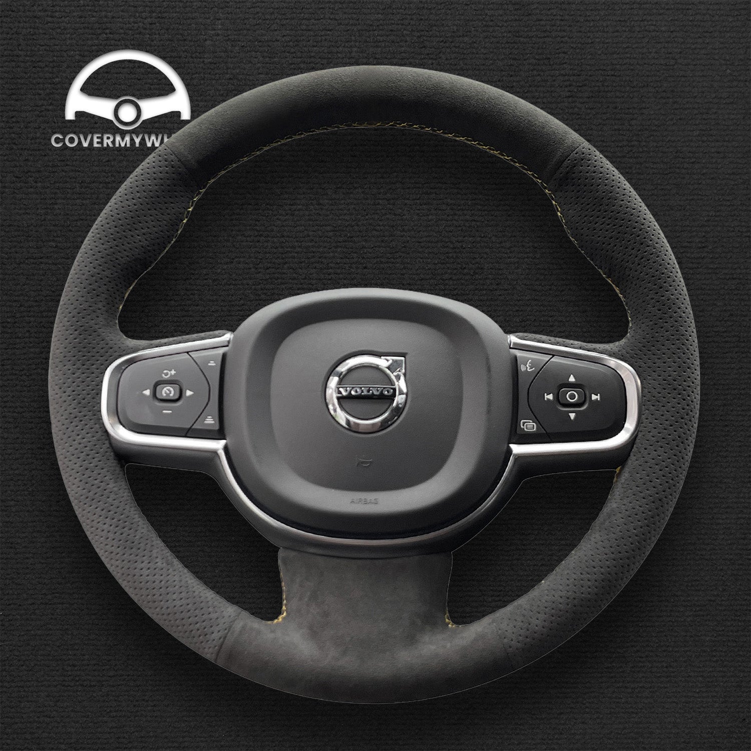 Steering Wheel Cover for Volvo XC90 2015–2017 Cover My Wheel