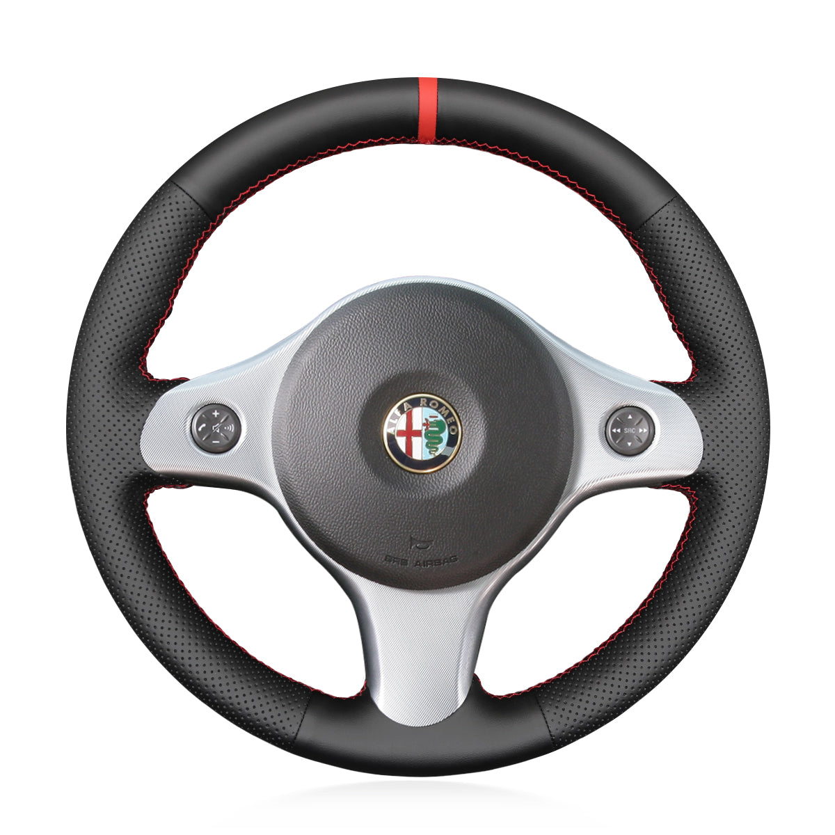 Steering Wheel Cover for Alfa Romeo 159 (2006–2012), Brera (2006–2011) & Spider (2006–2011) Cover My Wheel