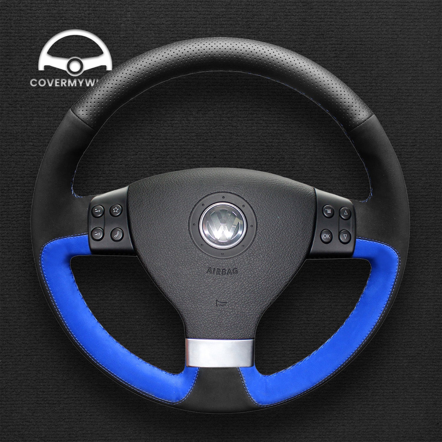 Steering Wheel Cover for Volkswagen Jetta Tiguan Passat EOS Cover My Wheel