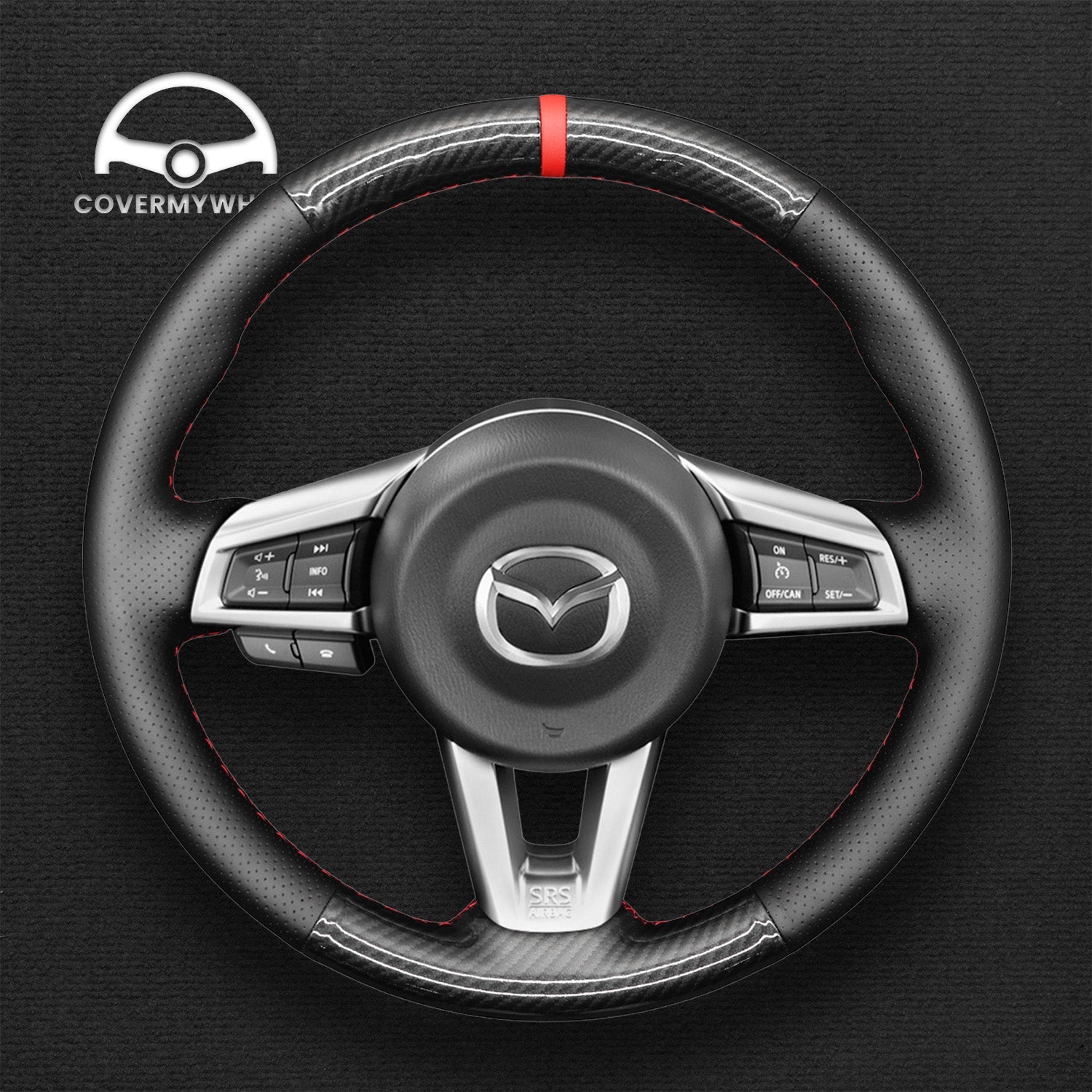 Steering Wheel Cover for Mazda MX-5 2016-2023 Cover My Wheel