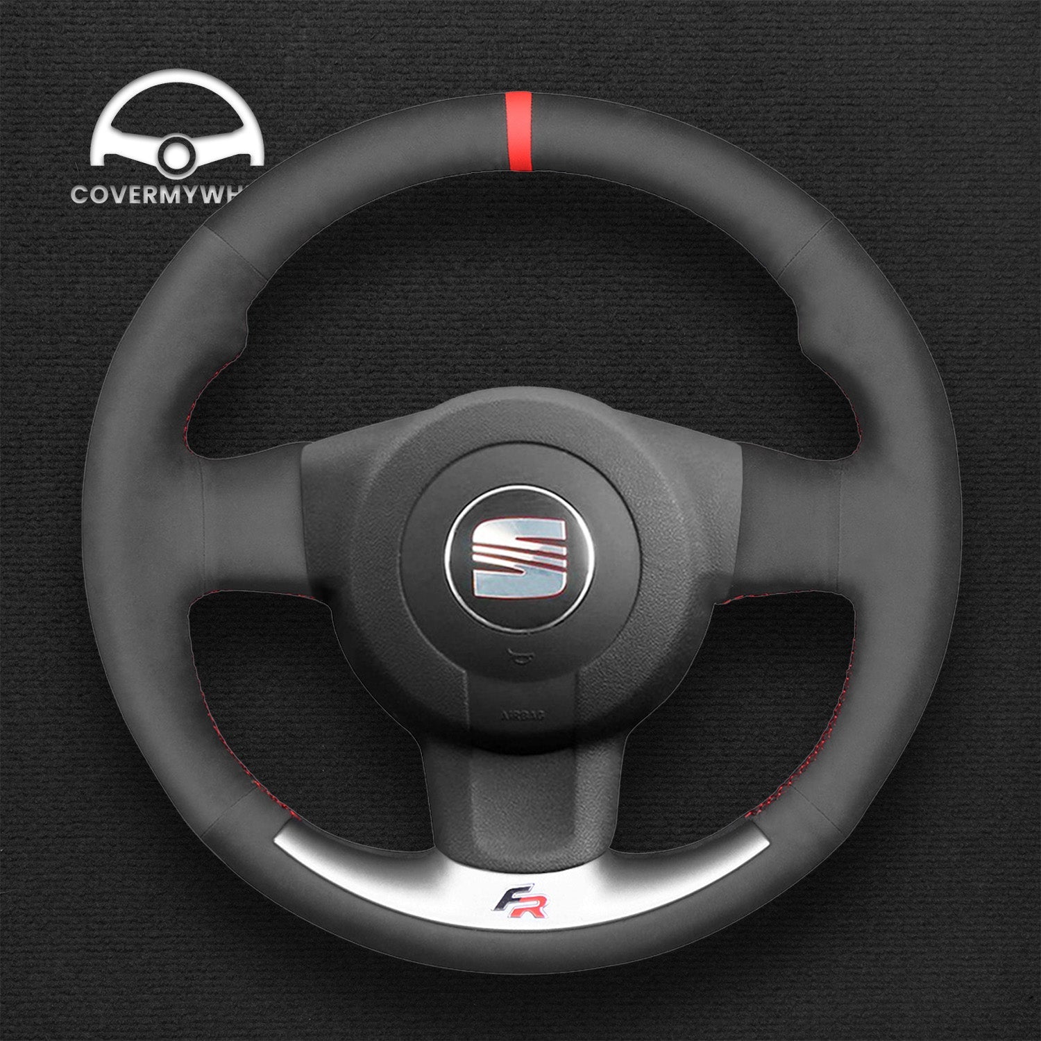 Steering Wheel Cover for SEAT Leon MK2 Ibiza 6L (FR / Cupra) 2005–2009 Cover My Wheel