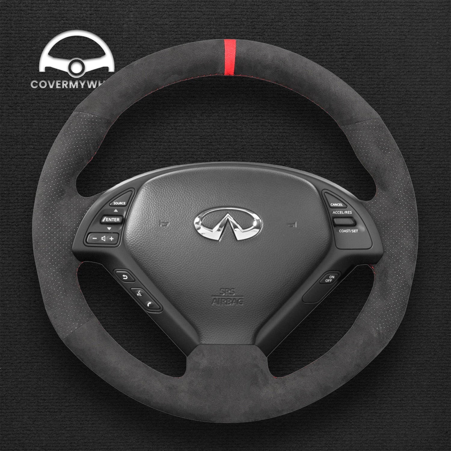 Steering Wheel Cover for Nissan Skyline (RU) 2006-2014 Cover My Wheel