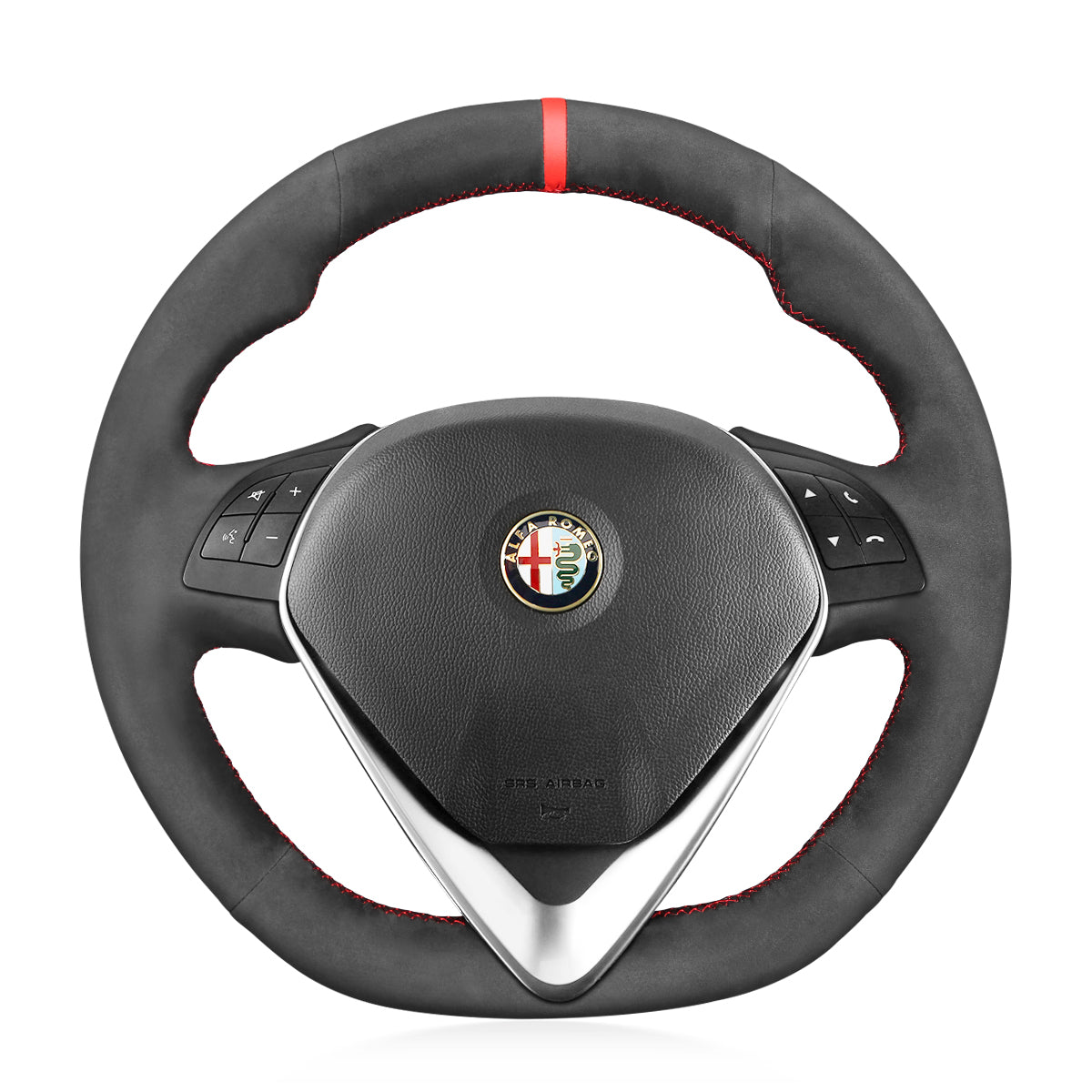 Steering Wheel Cover for Alfa Romeo Giulietta (2014–2021) & MiTo (2014–2019)