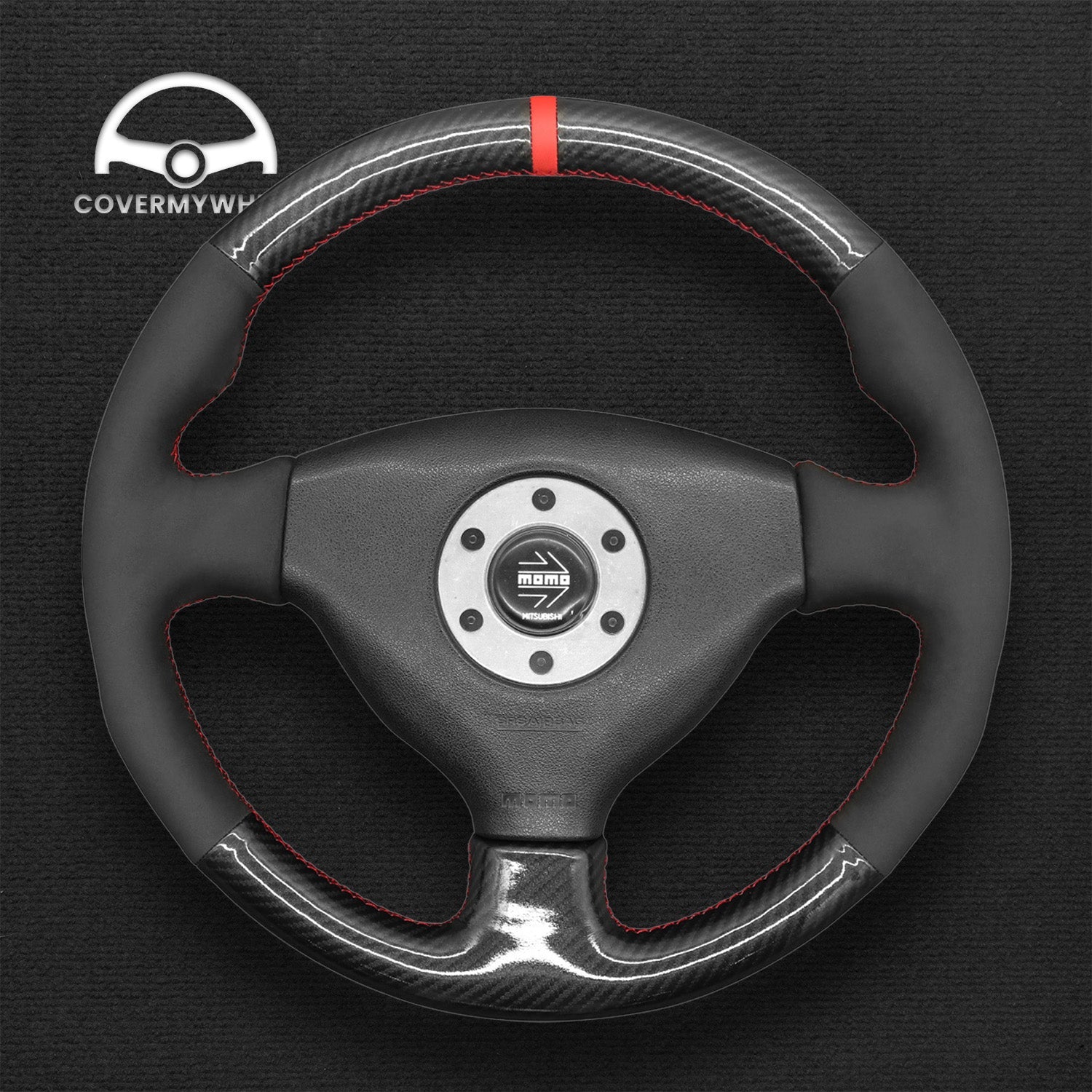 Steering Wheel Cover for Mitsubishi Lancer Evolution V VI 1998–2000 Cover My Wheel