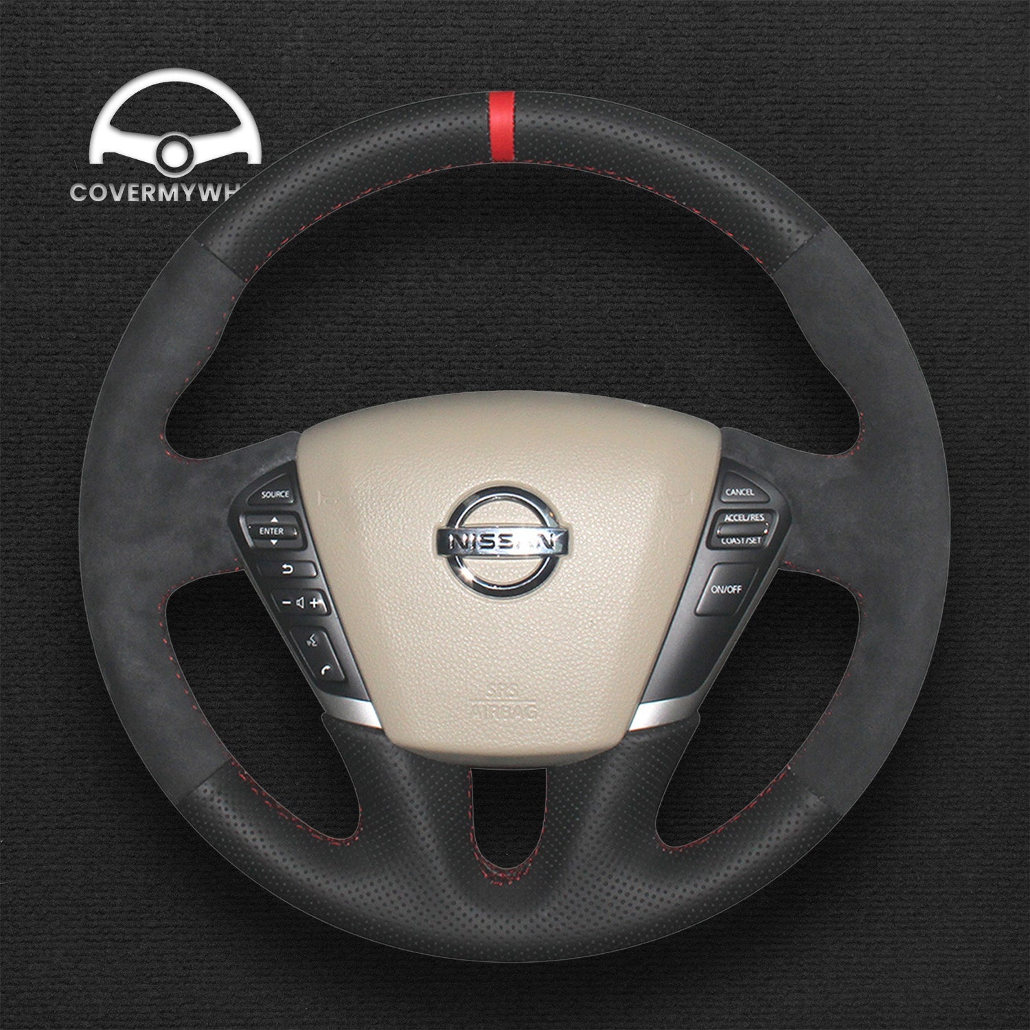 Steering Wheel Cover for Nissan Teana Murano Elgrand Quest 2008–2020 Cover My Wheel
