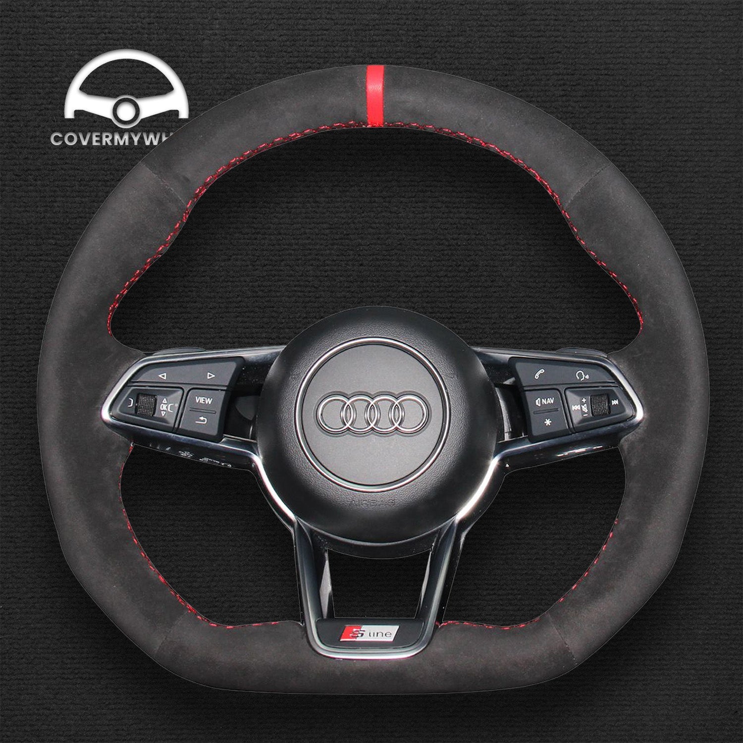 Steering Wheel Cover for Audi R8 TT TTS TT RS 4S FV/8S FV/8S FV/8S Cover My Wheel