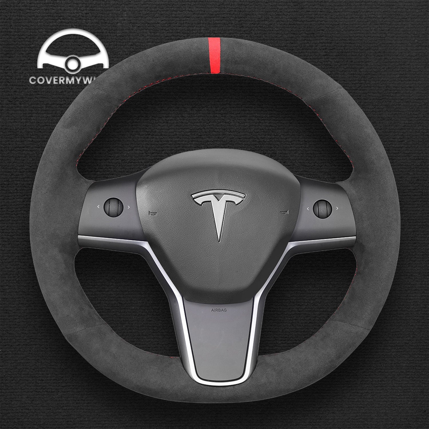 Steering Wheel Cover for Tesla Model 3 Model Y 2017–2023