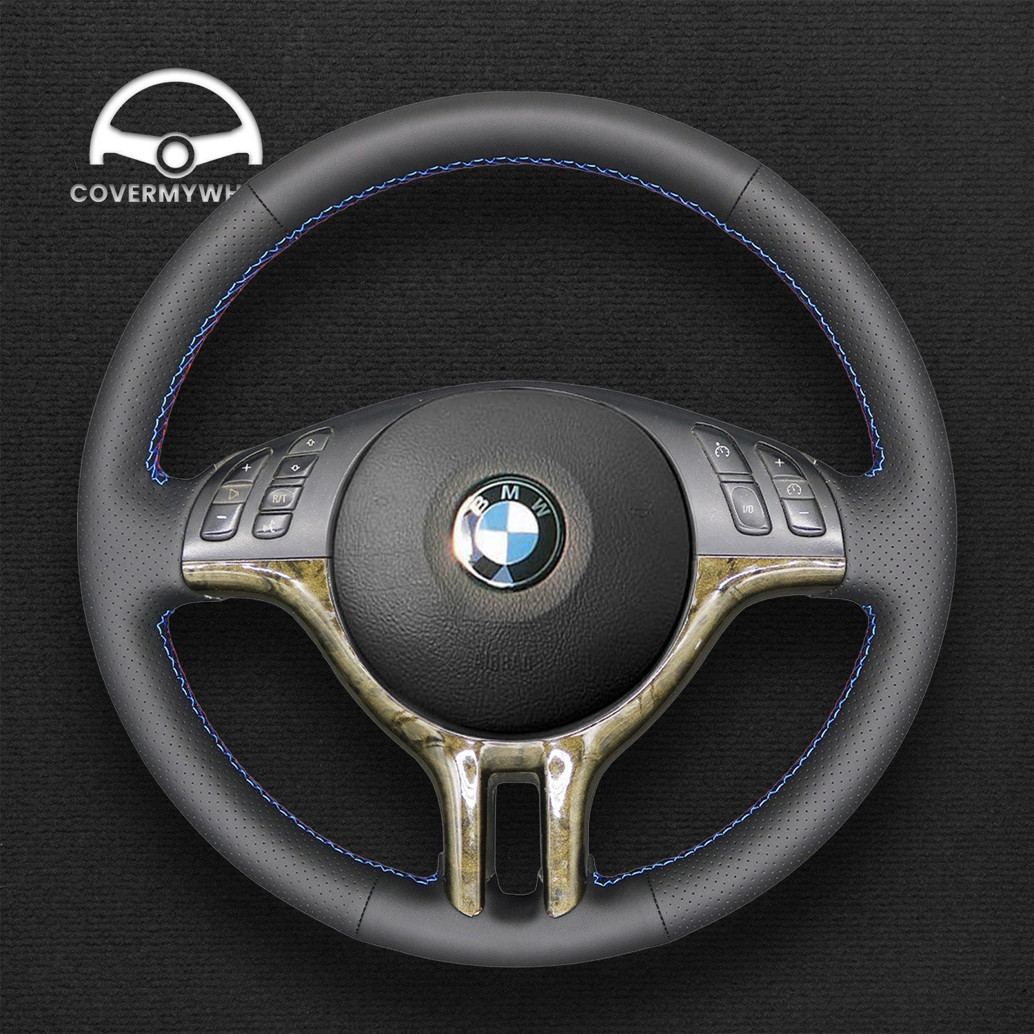 Steering Wheel Cover for BMW E46 E46 E39  X5 E53  Z3 E36/7  Z3 E36/8 Cover My Wheel