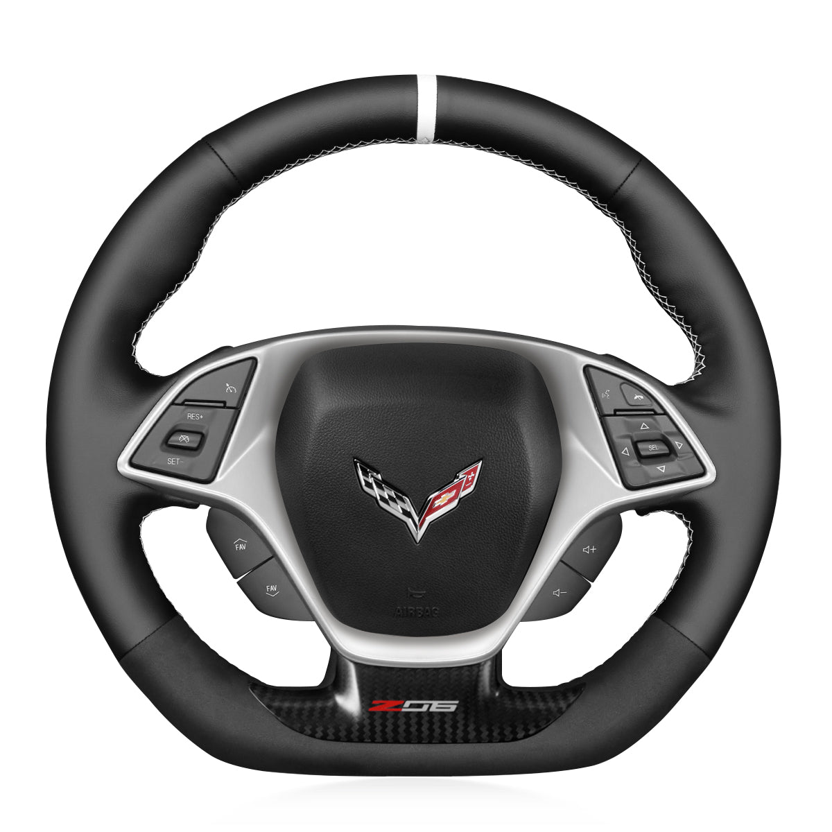 Steering Wheel Cover for Chevrolet Corvette (C7) 2015-2020 Cover My Wheel