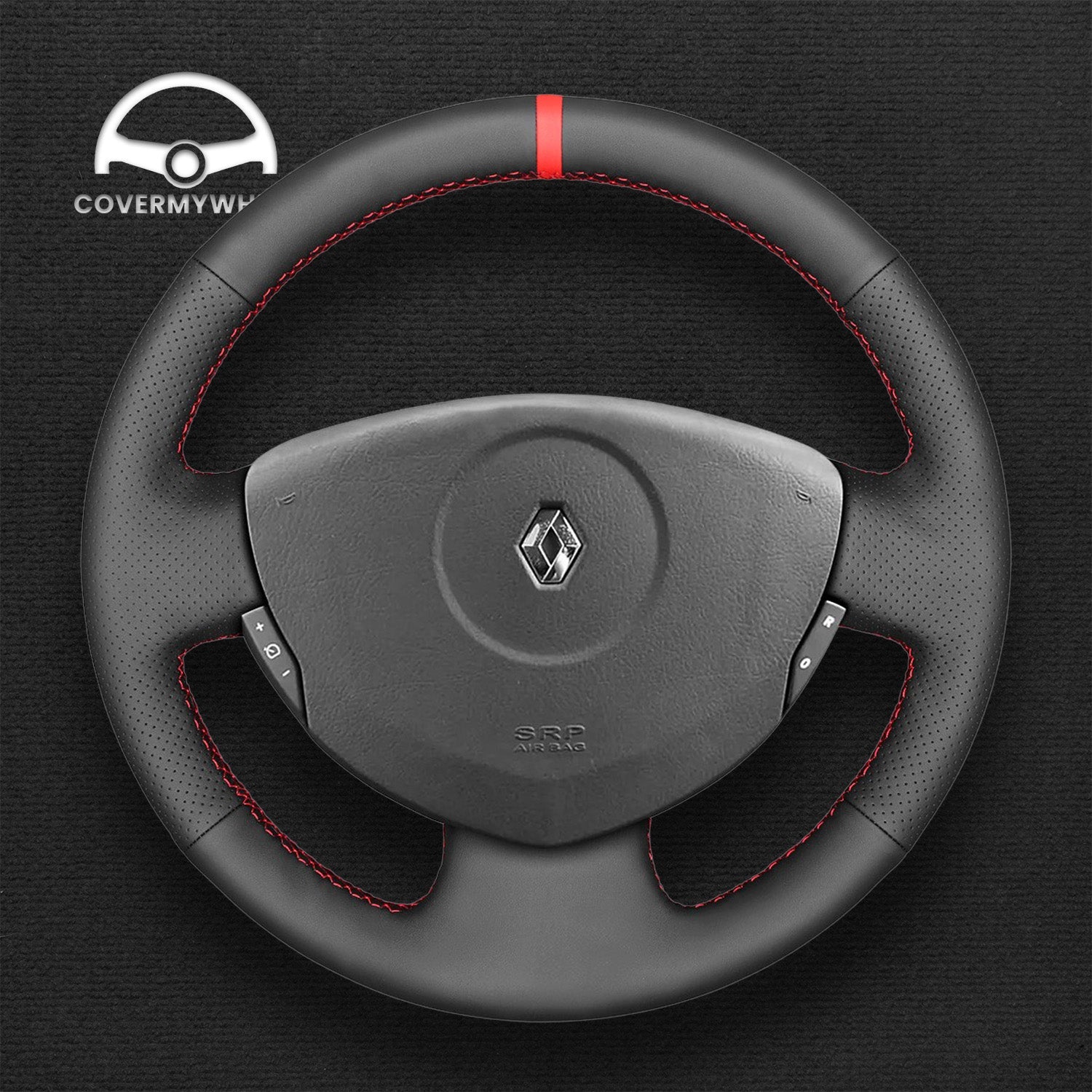 Steering Wheel Cover for Renault Logan I Sandero I Clio II 2001–2015 Cover My Wheel