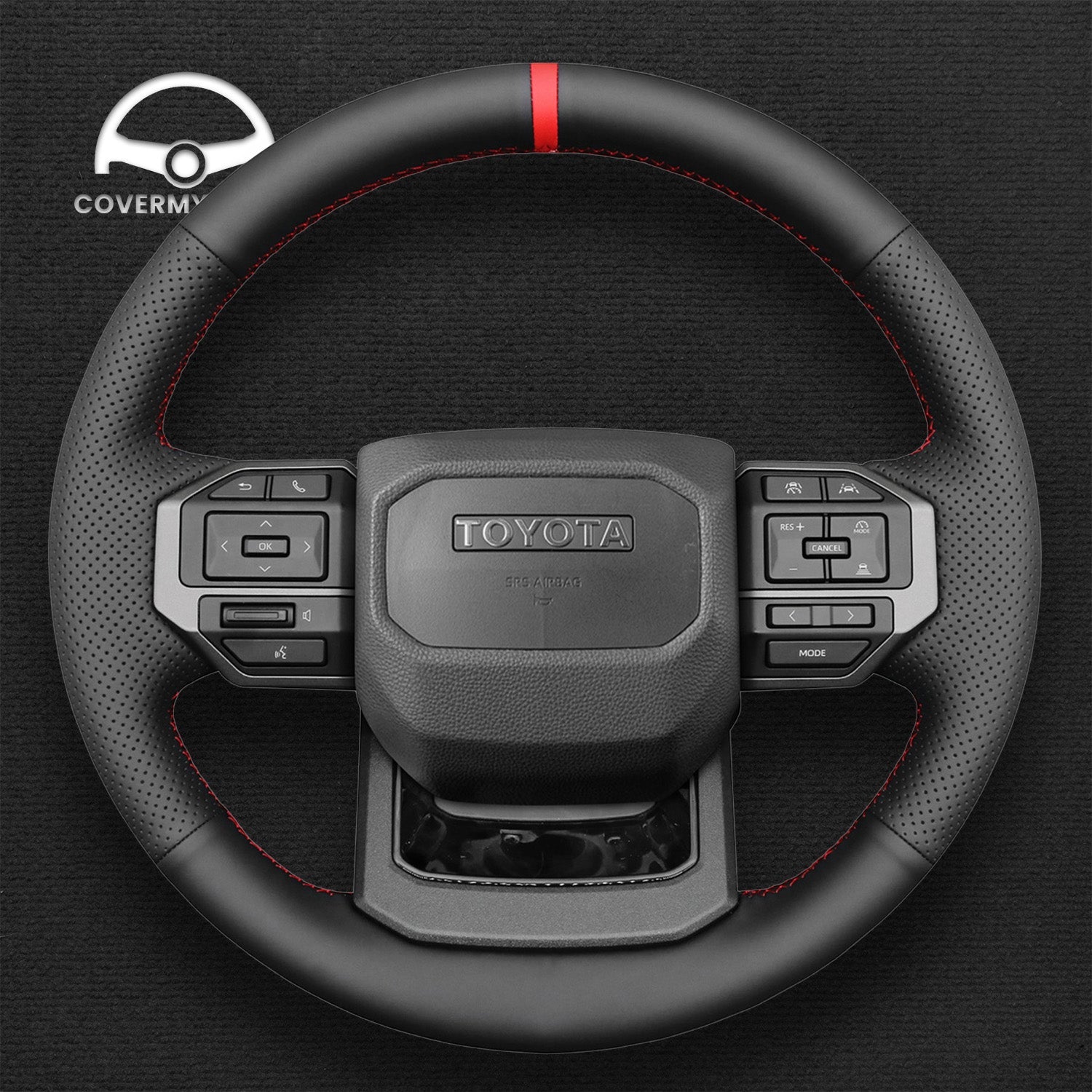 Steering Wheel Cover for Toyota Land Cruiser 2024 Cover My Wheel
