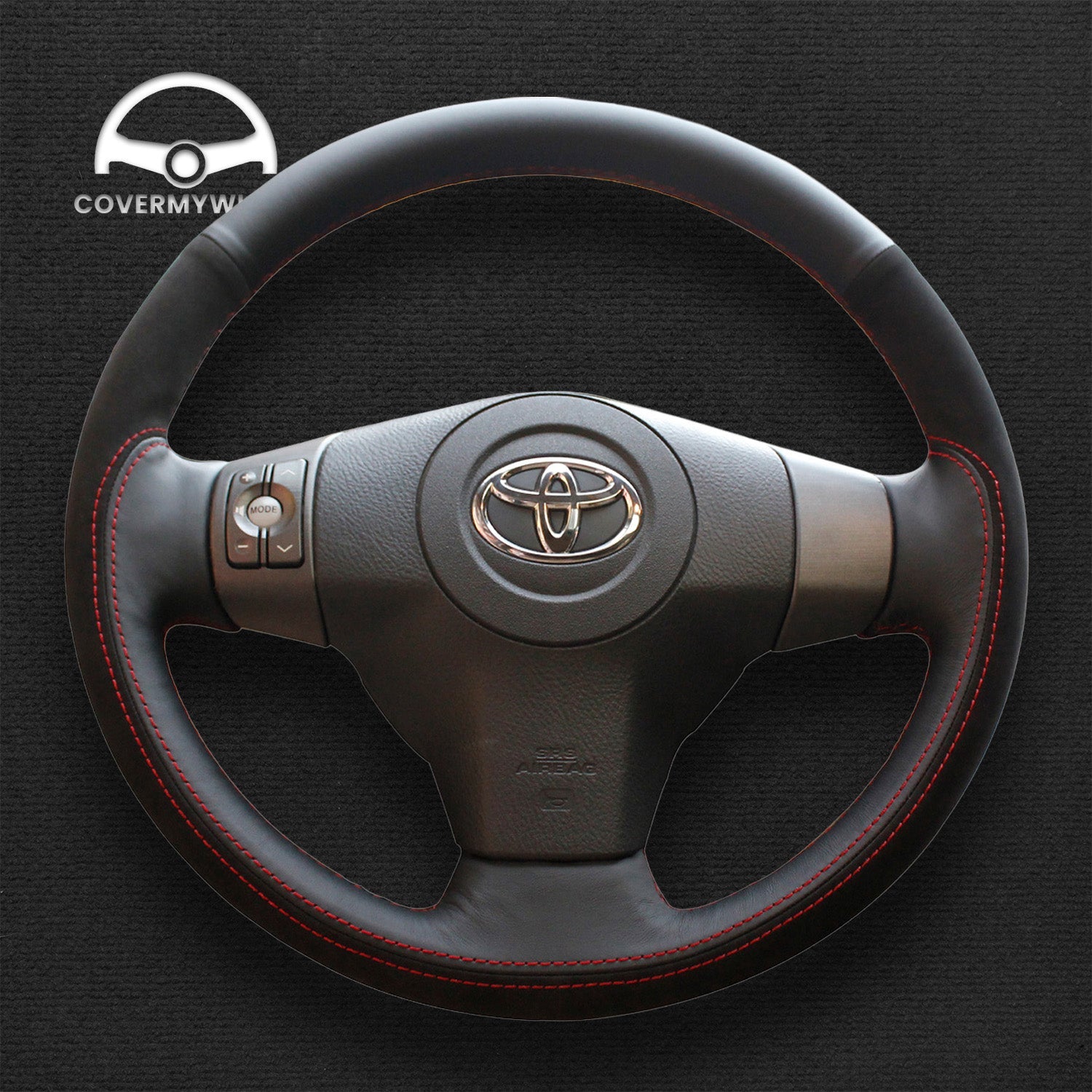 Steering Wheel Cover for Toyota RAV4 Yaris Urban Cruiser Passo Sette Vanguard Ist 2005-2016 Cover My Wheel