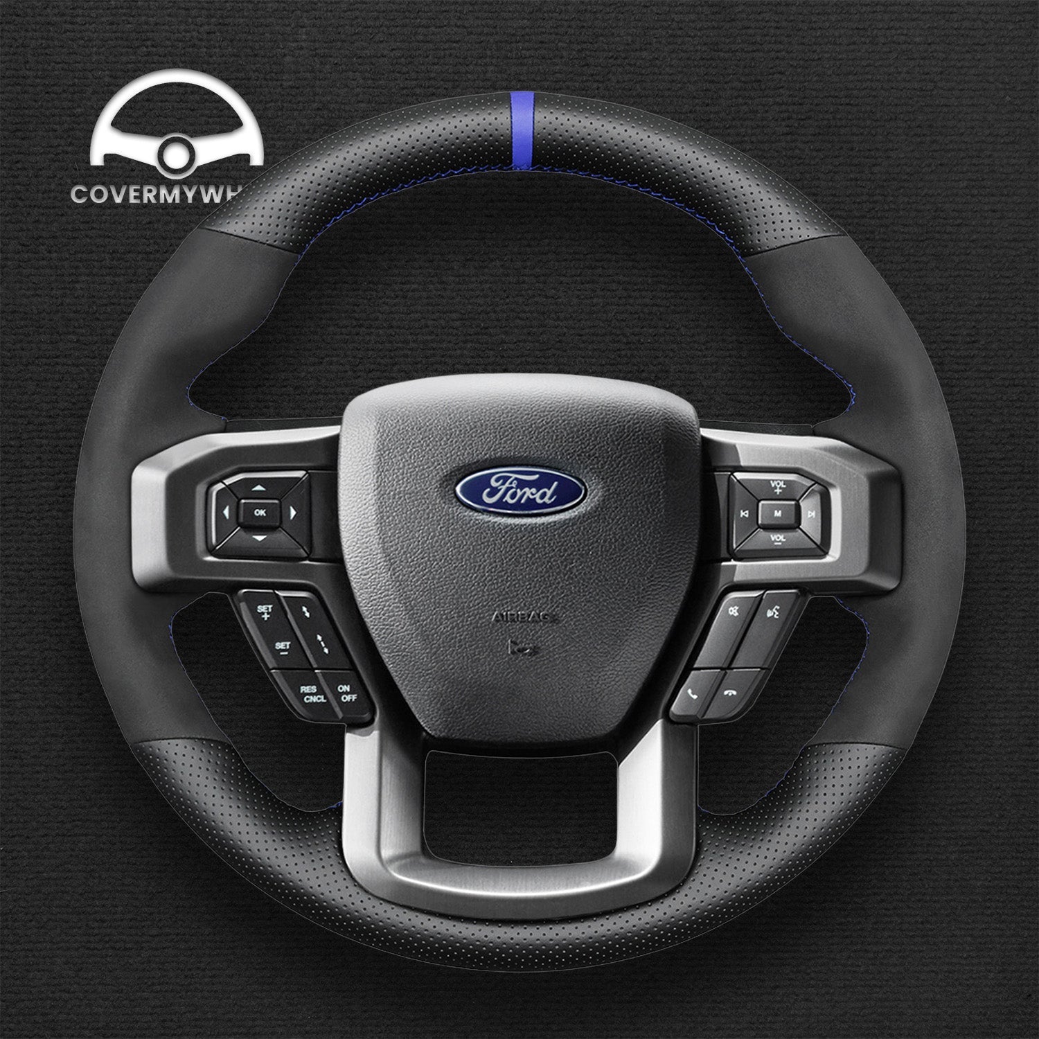 Steering Wheel Cover for Ford F-150 F150 Raptor 2015-2021 Cover My Wheel