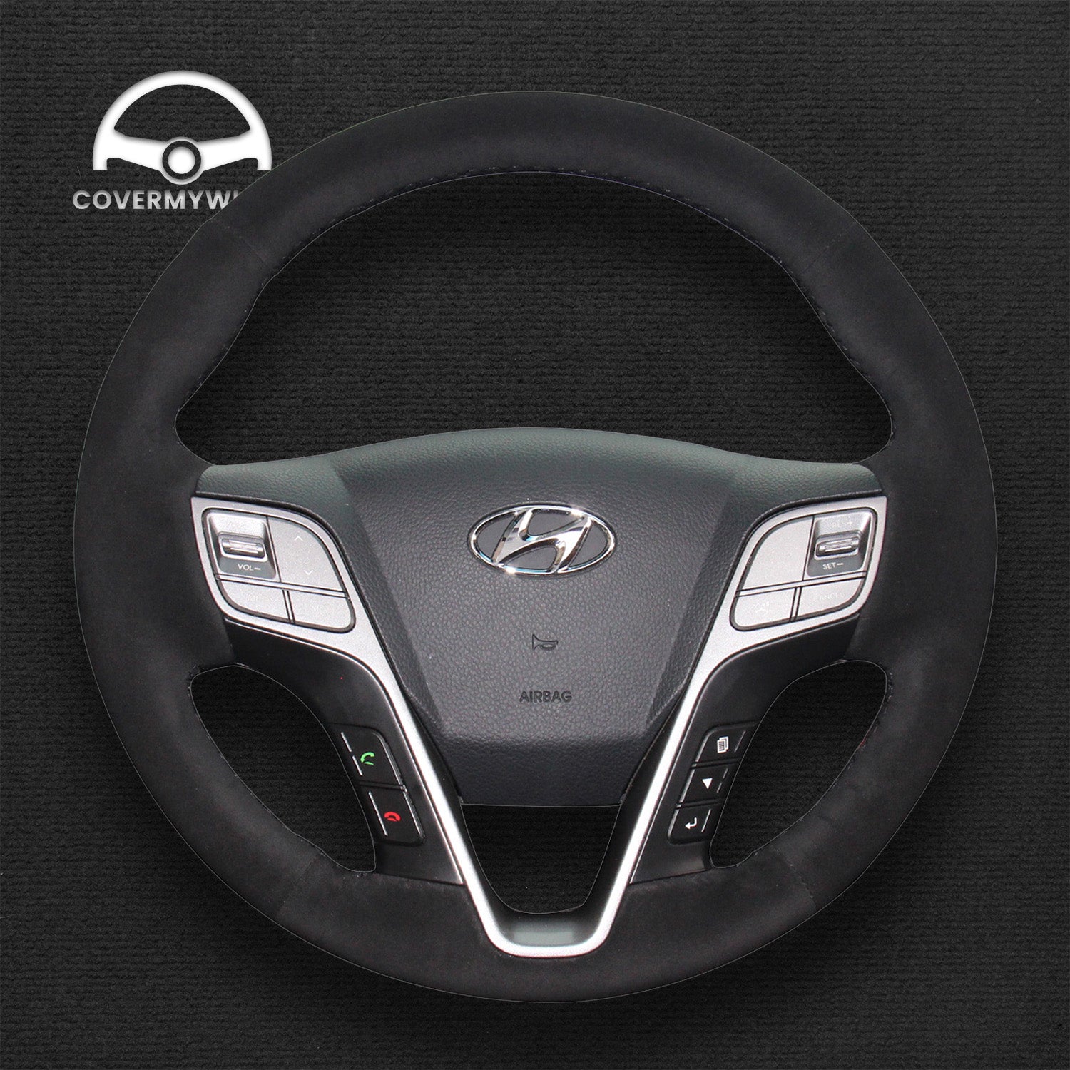 Steering Wheel Cover for Hyundai Santa Fe (Sport) 2013-2018  Santa Fe XL 2019