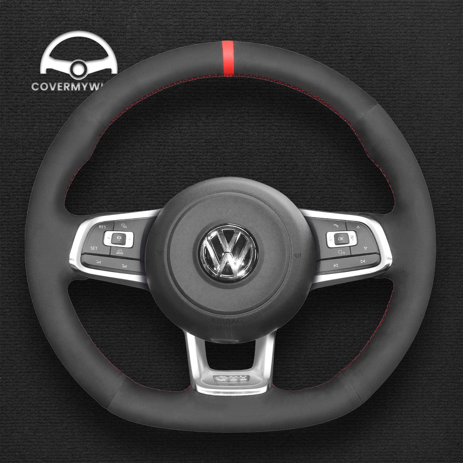 Steering Wheel Cover for Volkswagen Golf GTI Golf R Jetta (GLI)