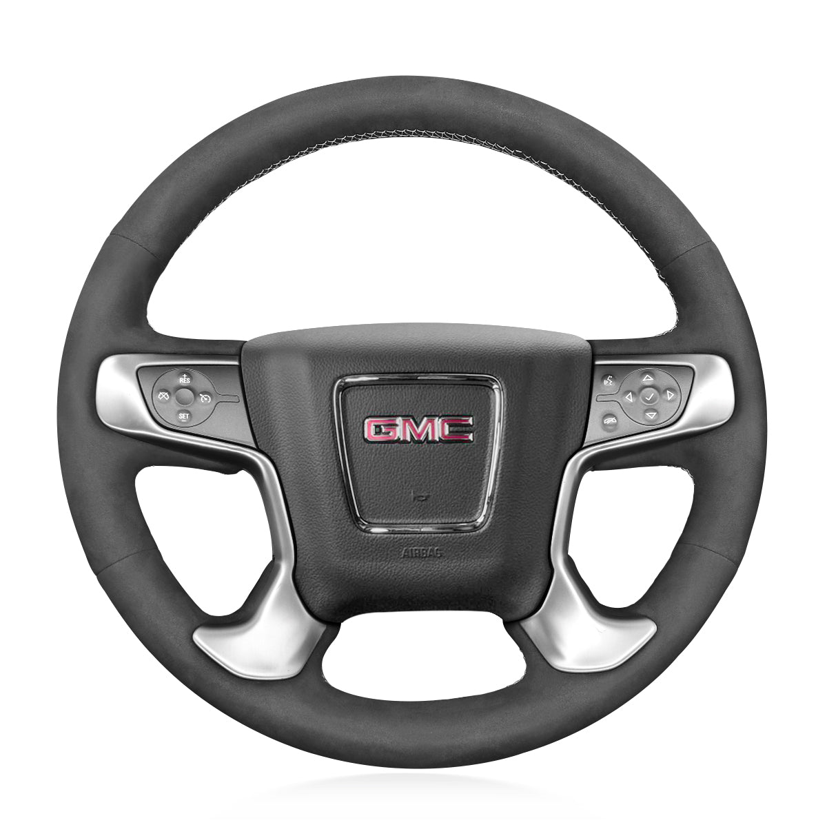 Steering Wheel Cover for GMC Sierra 1500 2014–2019 Sierra 2500/3500 2015–2019 Yukon (XL) 2020 Cover My Wheel