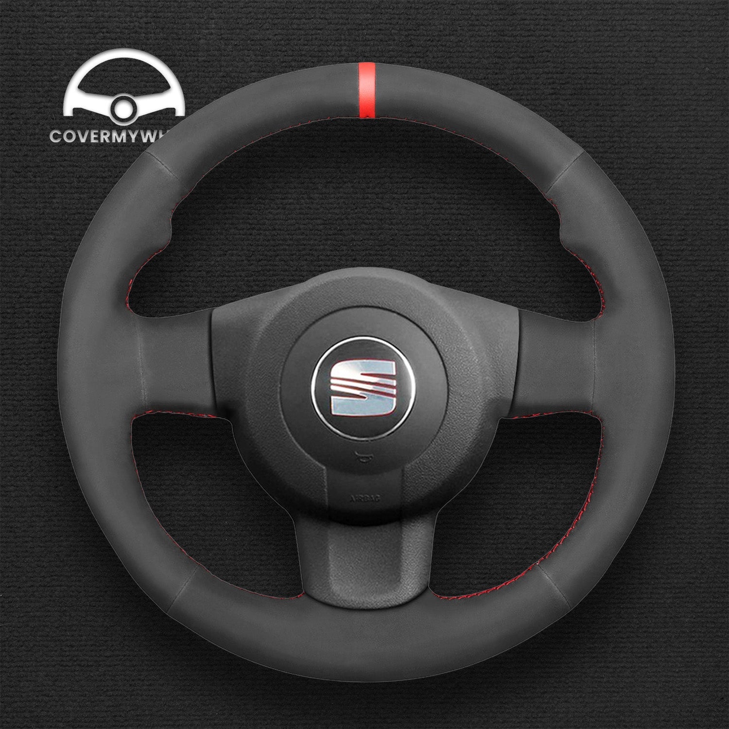 Steering Wheel Cover for SEAT Leon MK2 Ibiza 6L (FR / Cupra) 2005–2009 Cover My Wheel