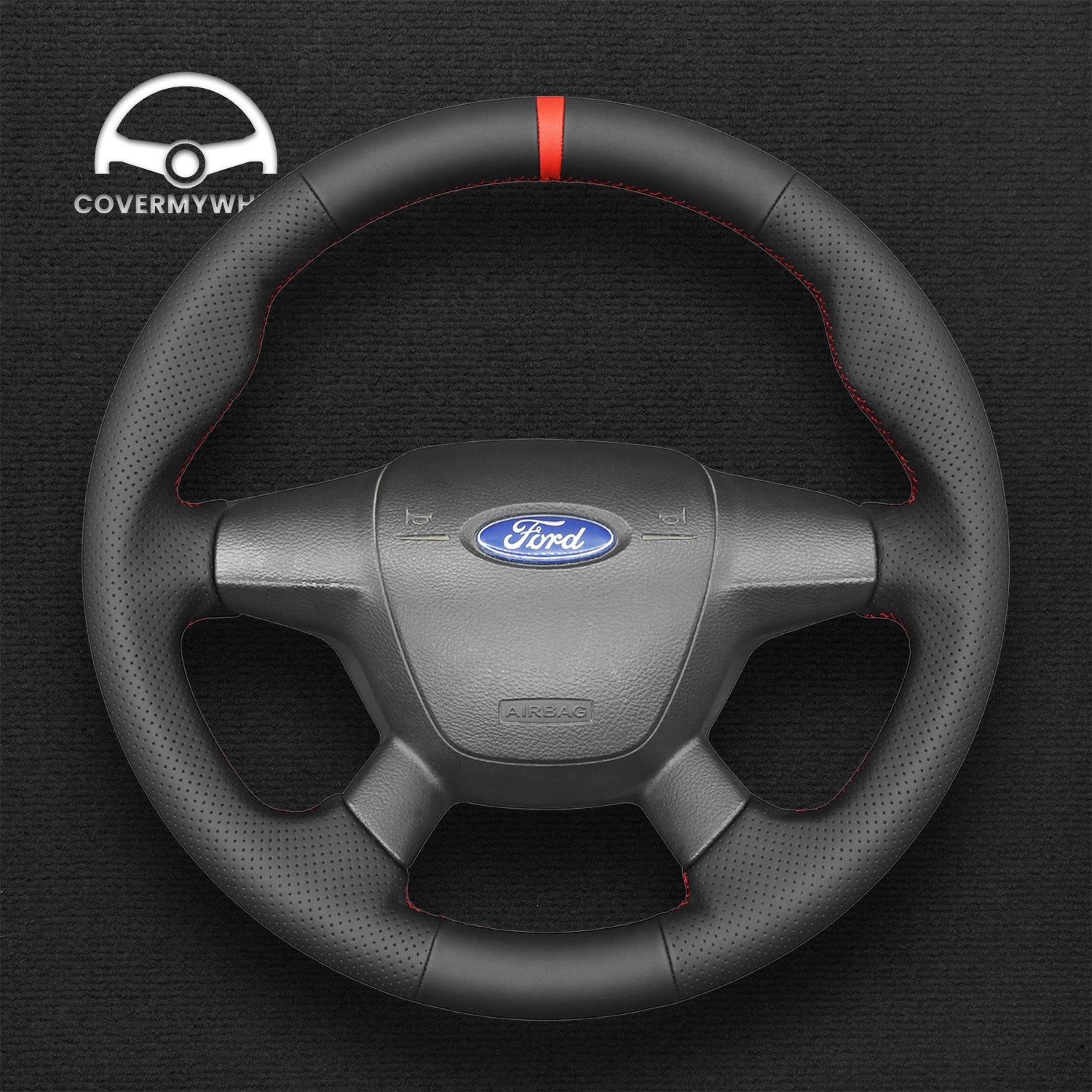 Steering Wheel Cover for Ford Focus III C-Max Kuga Cover My Wheel