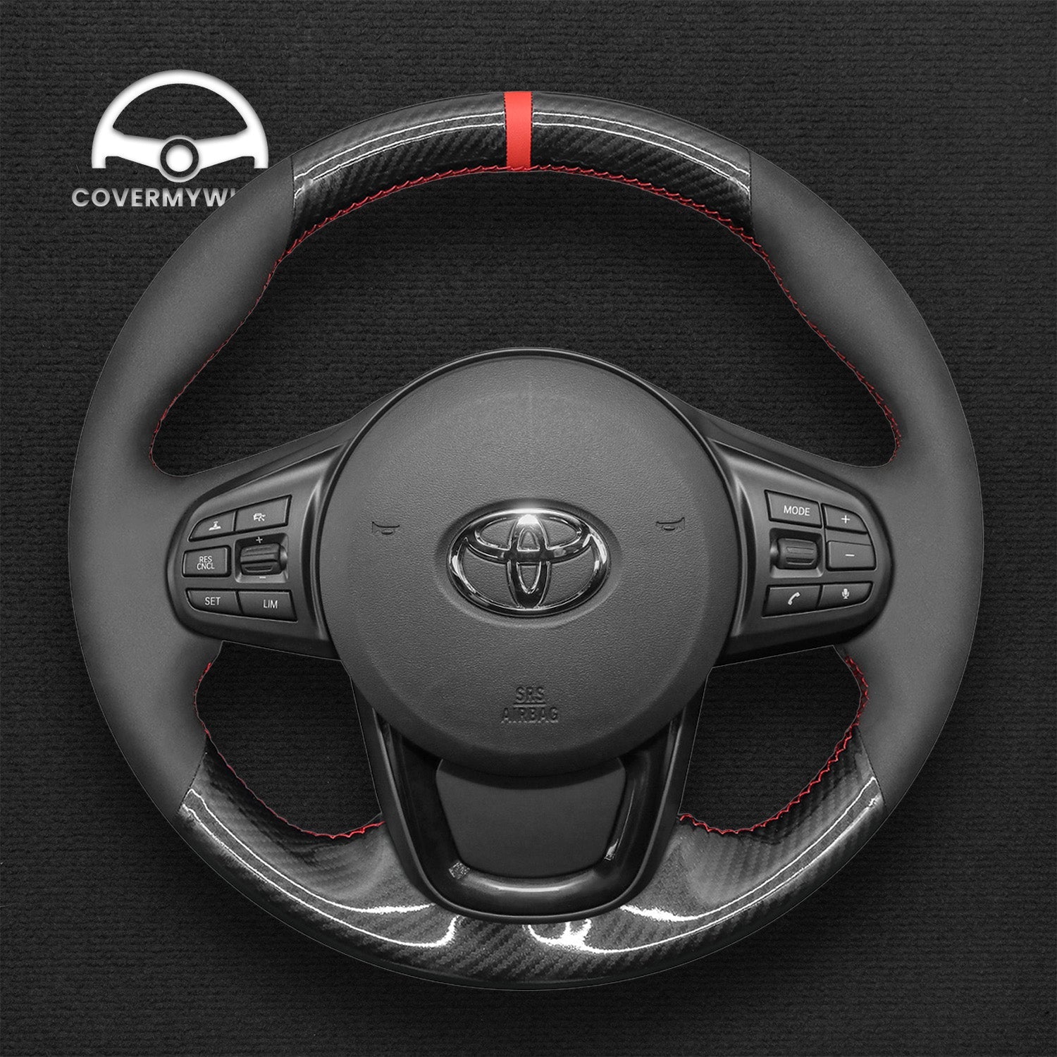 Steering Wheel Cover for Toyota Supra GR Supra 2019-2024 Cover My Wheel