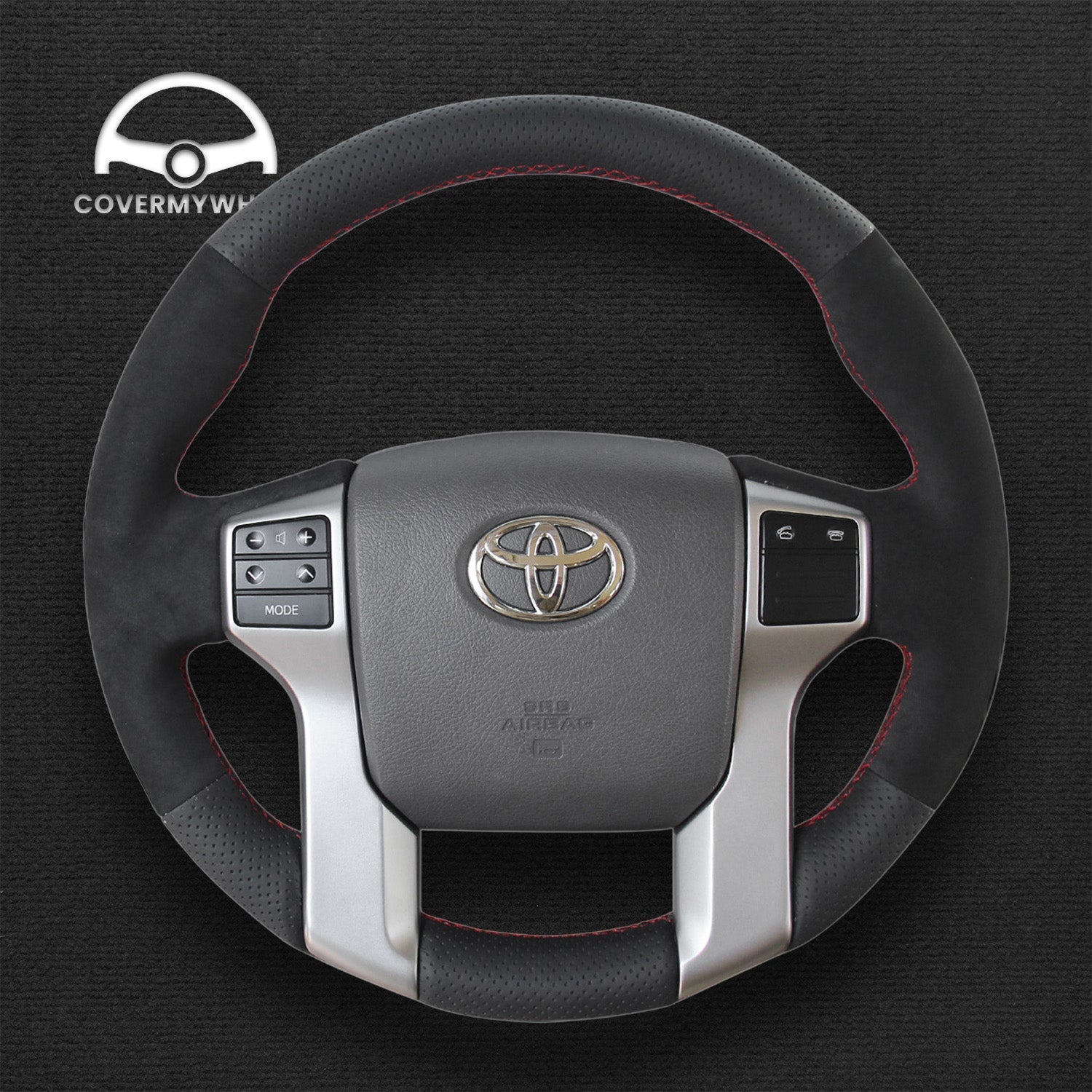 Steering Wheel Cover for Toyota Land Cruiser Prado Land Cruiser Tacoma Tundra Sequoia 2009-2020 Cover My Wheel