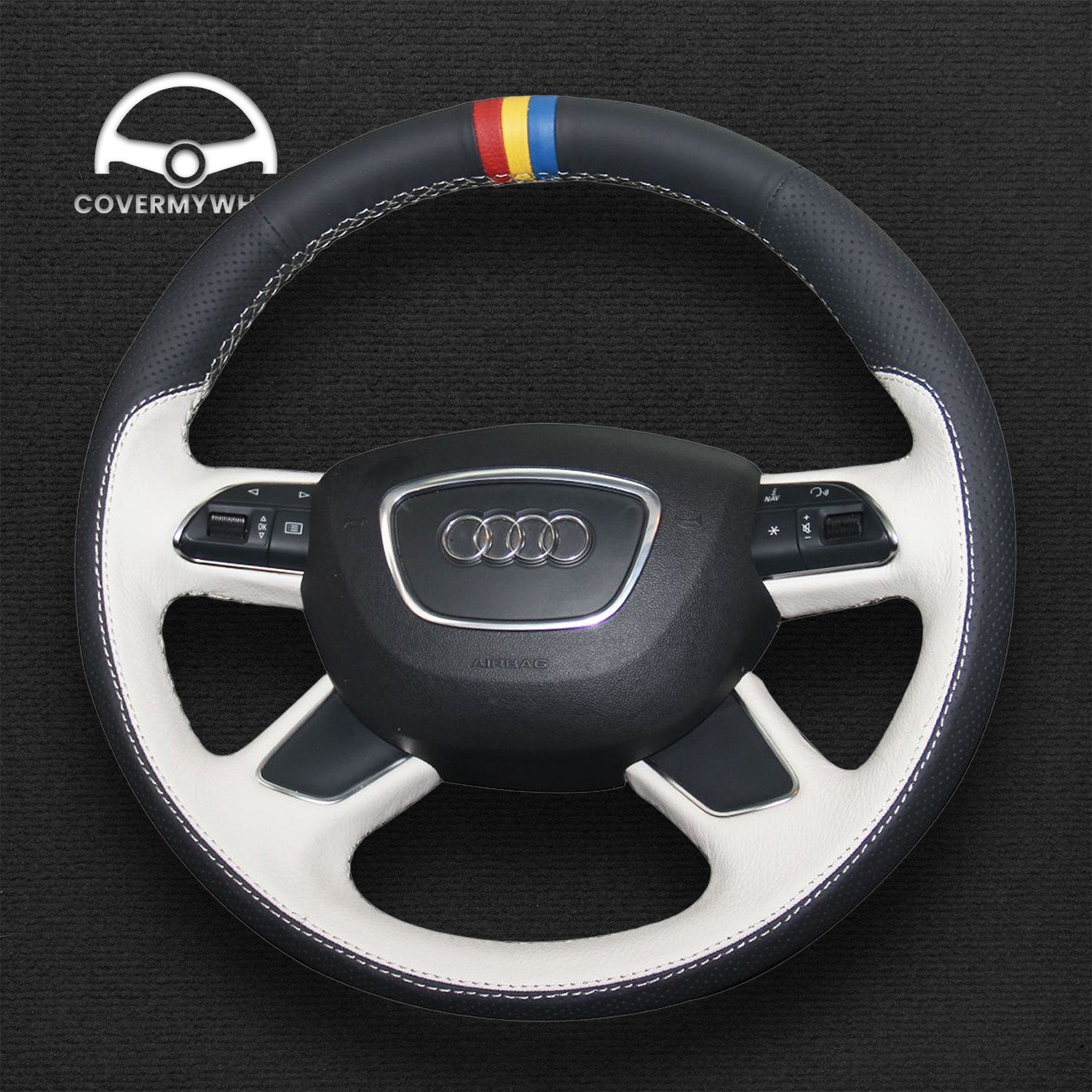 Steering Wheel Cover for Audi 8V B8 C7 G8 D4 8U 8R 4L Cover My Wheel