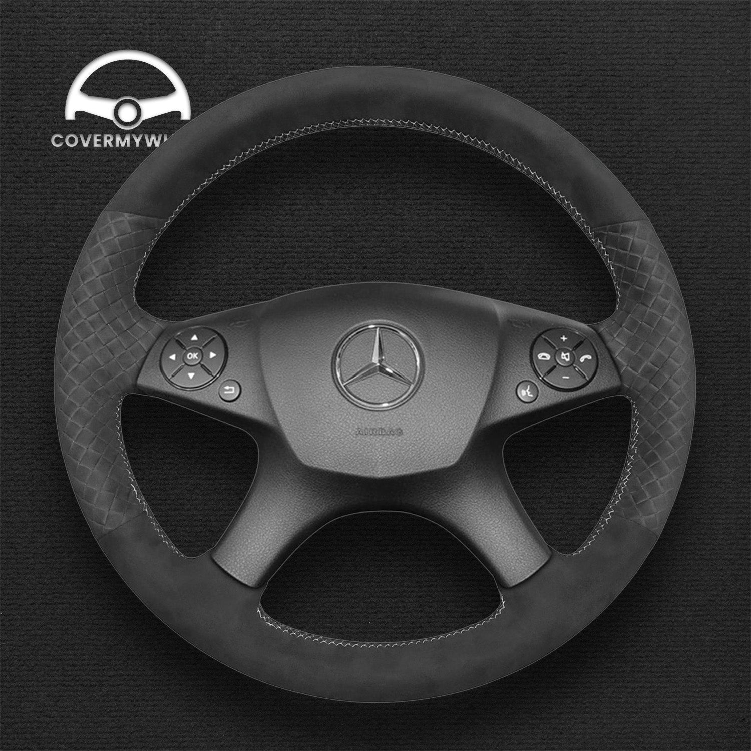 Steering Wheel Cover for Mercedes W204 C280