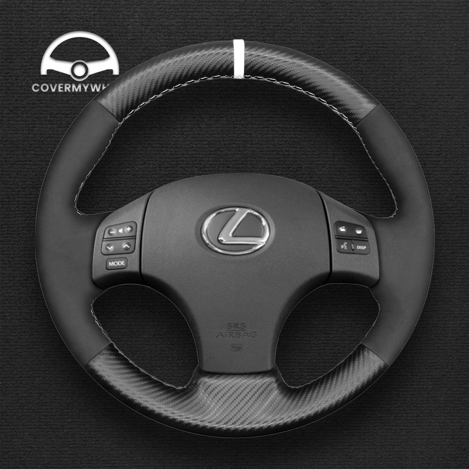 Steering Wheel Cover for Lexus IS IS250 IS250C IS300 IS300C IS350 IS350C F SPORT 2005-2011 Cover My Wheel