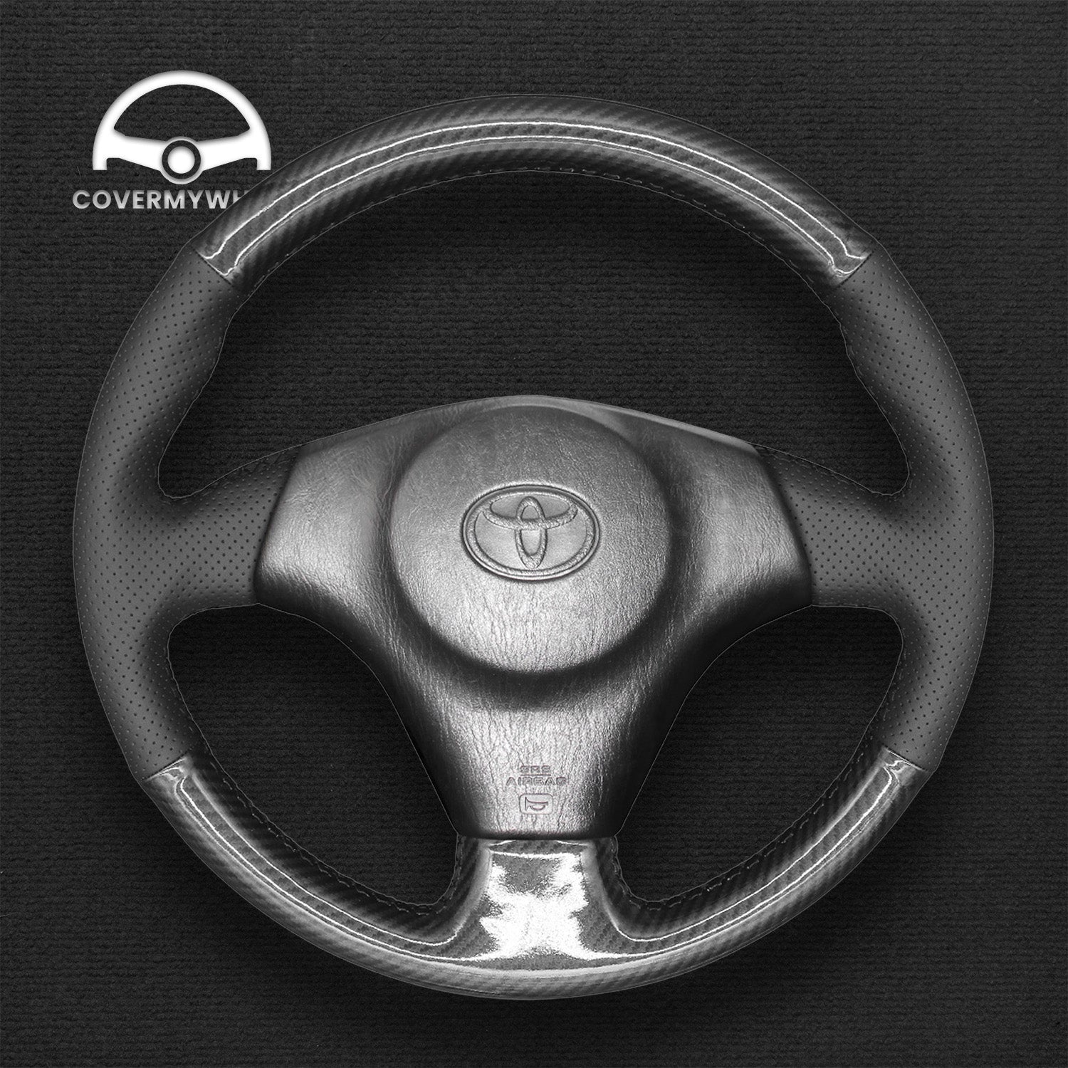 Steering Wheel Cover for Toyota RAV4 Celica Corolla Matrix MR2 Supra Caldina Voltz 1996-2008 Cover My Wheel