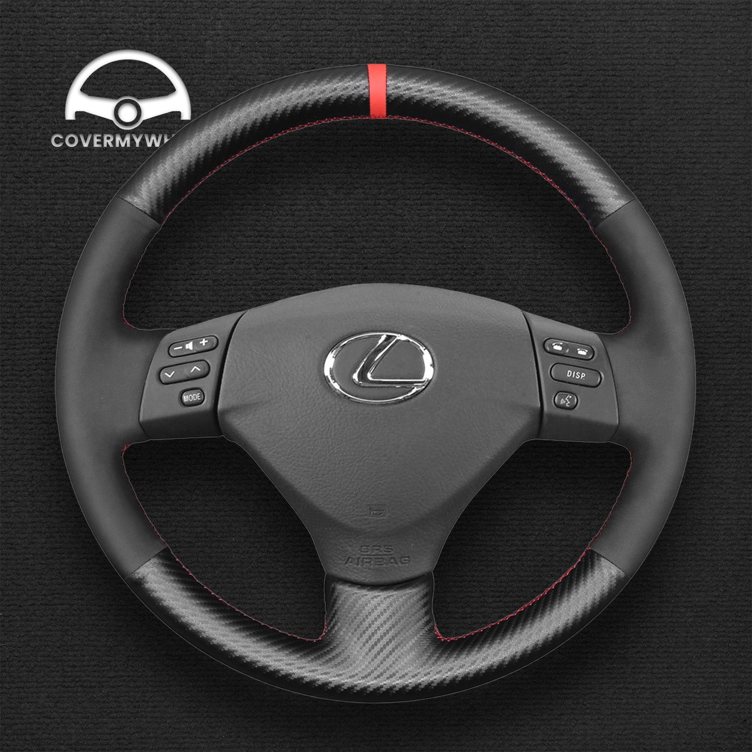 Steering Wheel Cover for Lexus RX330 RX400h RX400 2004 - 2007 Cover My Wheel