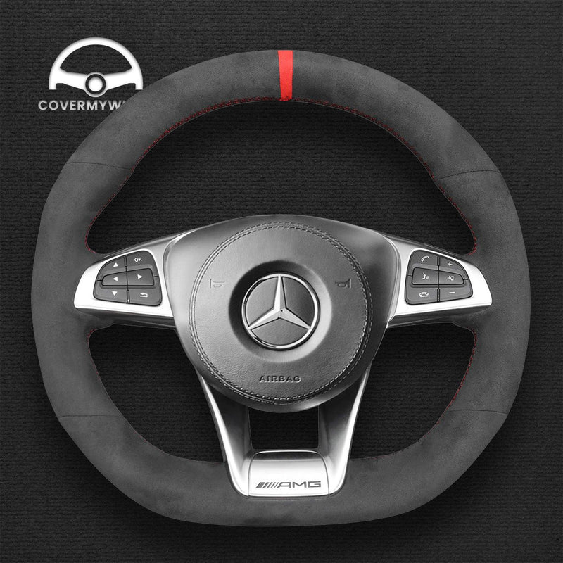 Steering Wheel Cover for Mercedes C190 W205 W205 W213 W176 C117 C218 W166 X166 W222 Cover My Wheel