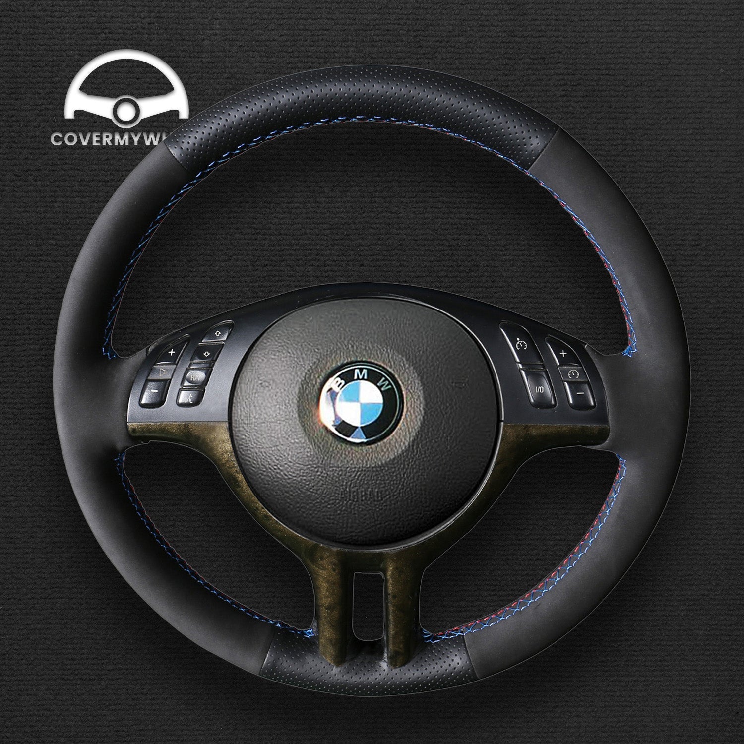 Steering Wheel Cover for BMW E46 E46 E39  X5 E53  Z3 E36/7  Z3 E36/8 Cover My Wheel