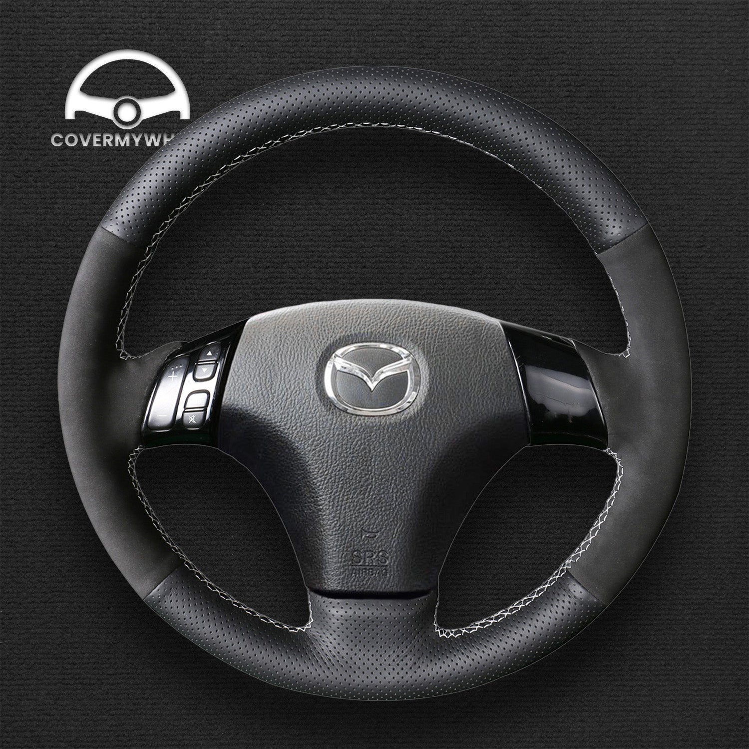 Steering Wheel Cover for Mazda 3 Axela 5 6 Atenza 2003–2010 Cover My Wheel