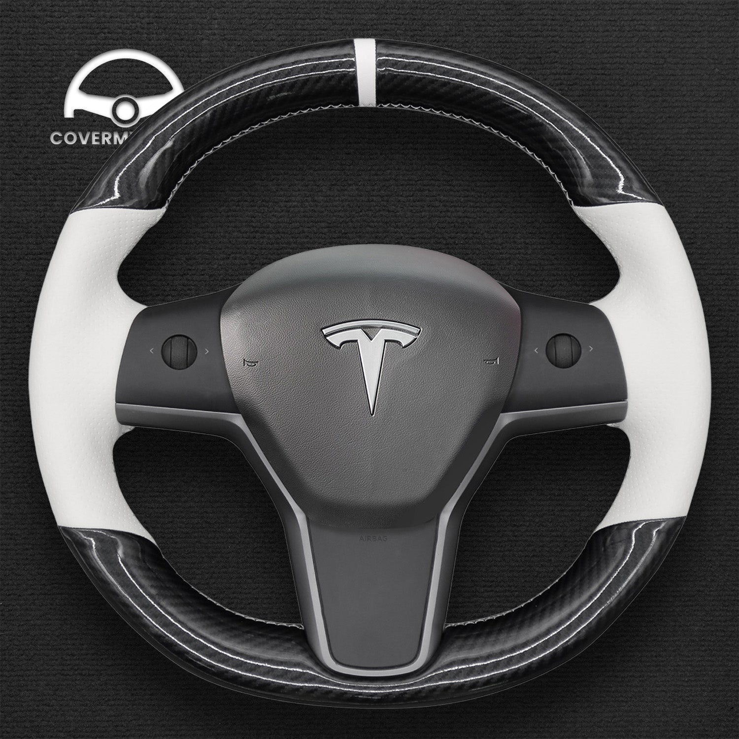 Steering Wheel Cover for Tesla Model 3 Model Y 2017–2023 Cover My Wheel