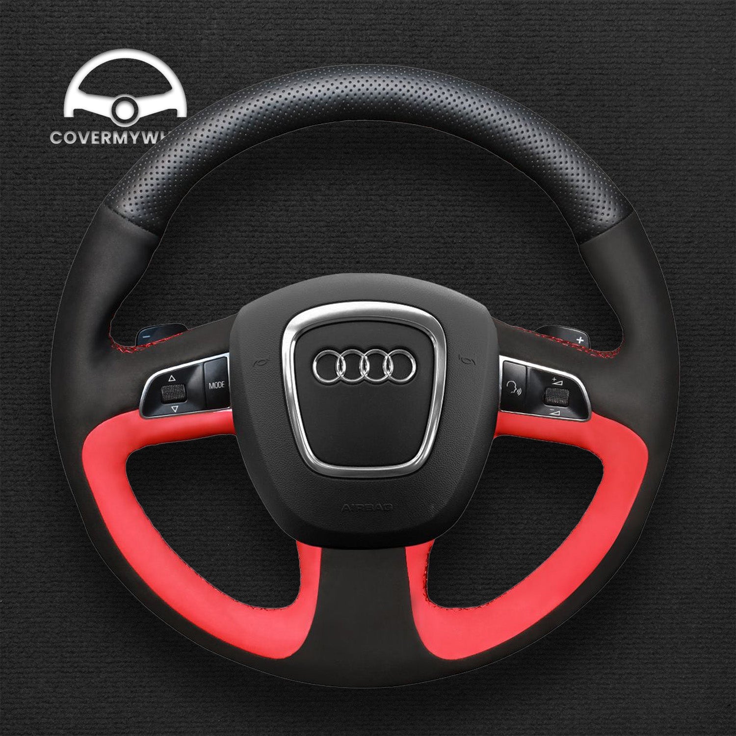 Steering Wheel Cover for Audi 8P B8 B7 8T C6 D3 8R 4L 8P B8 B7 8T Cover My Wheel