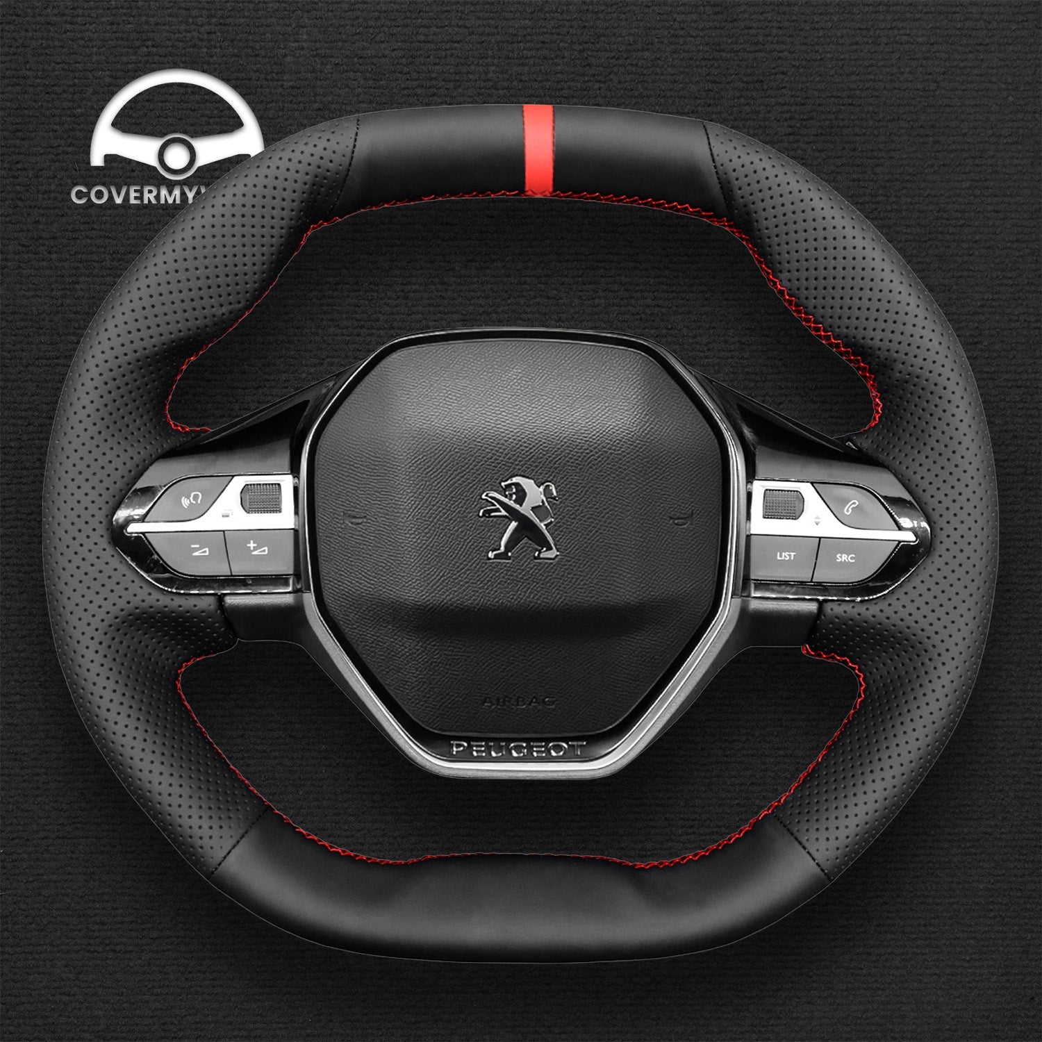 Steering Wheel Cover for Peugeot 3008 2017 Cover My Wheel