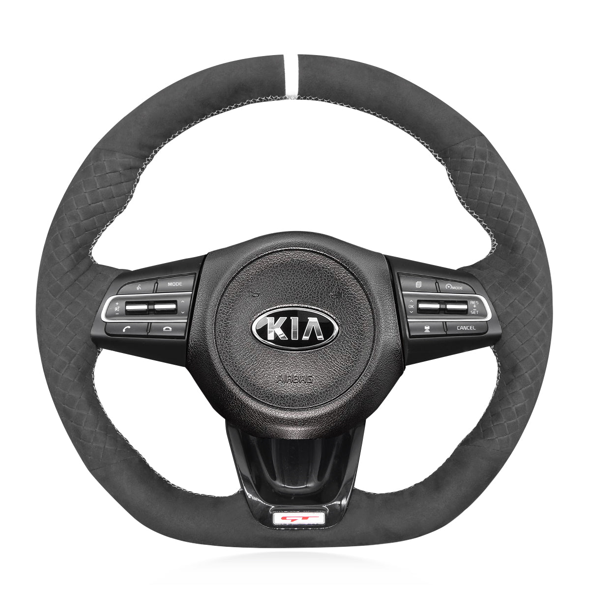 Steering Wheel Cover for Kia Stinger GT (2017–2021) Cover My Wheel