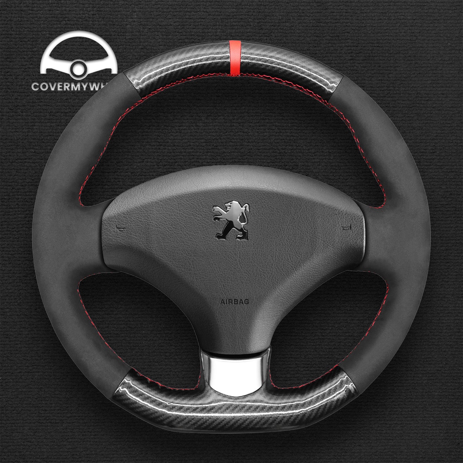 Steering Wheel Cover for Peugeot 308 308 CC 308 SW RCZ 3008 5008 2007–2017