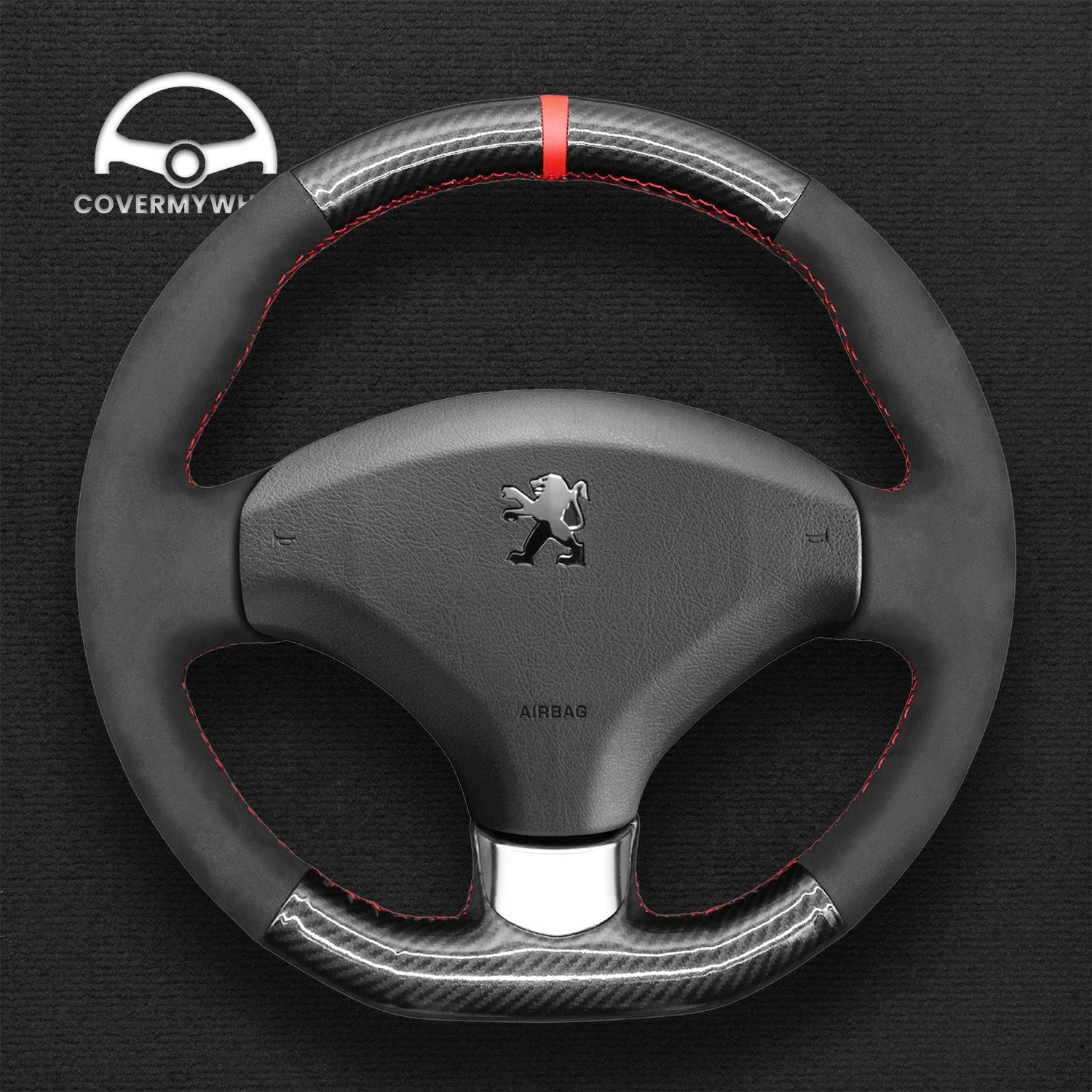 Steering Wheel Cover for Peugeot 308 308 CC 308 SW RCZ 3008 5008 2007–2017 Cover My Wheel