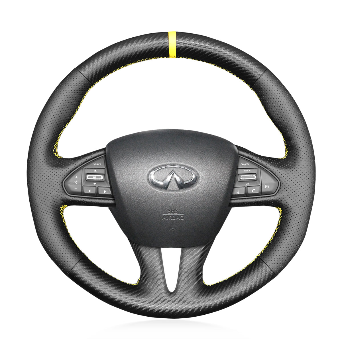 Steering Wheel Cover for Infiniti Q50 QX50 2014-2017 Cover My Wheel