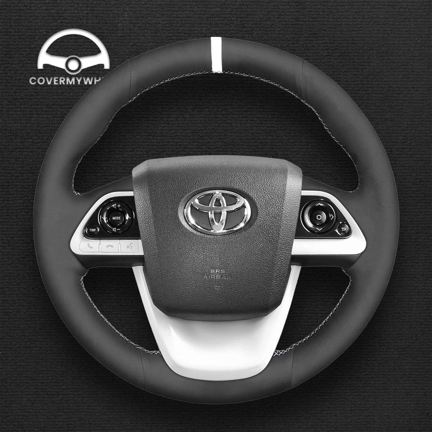 Steering Wheel Cover for Toyota Prius (Gen 4) Prius Prime Mirai 2016-2022 Cover My Wheel
