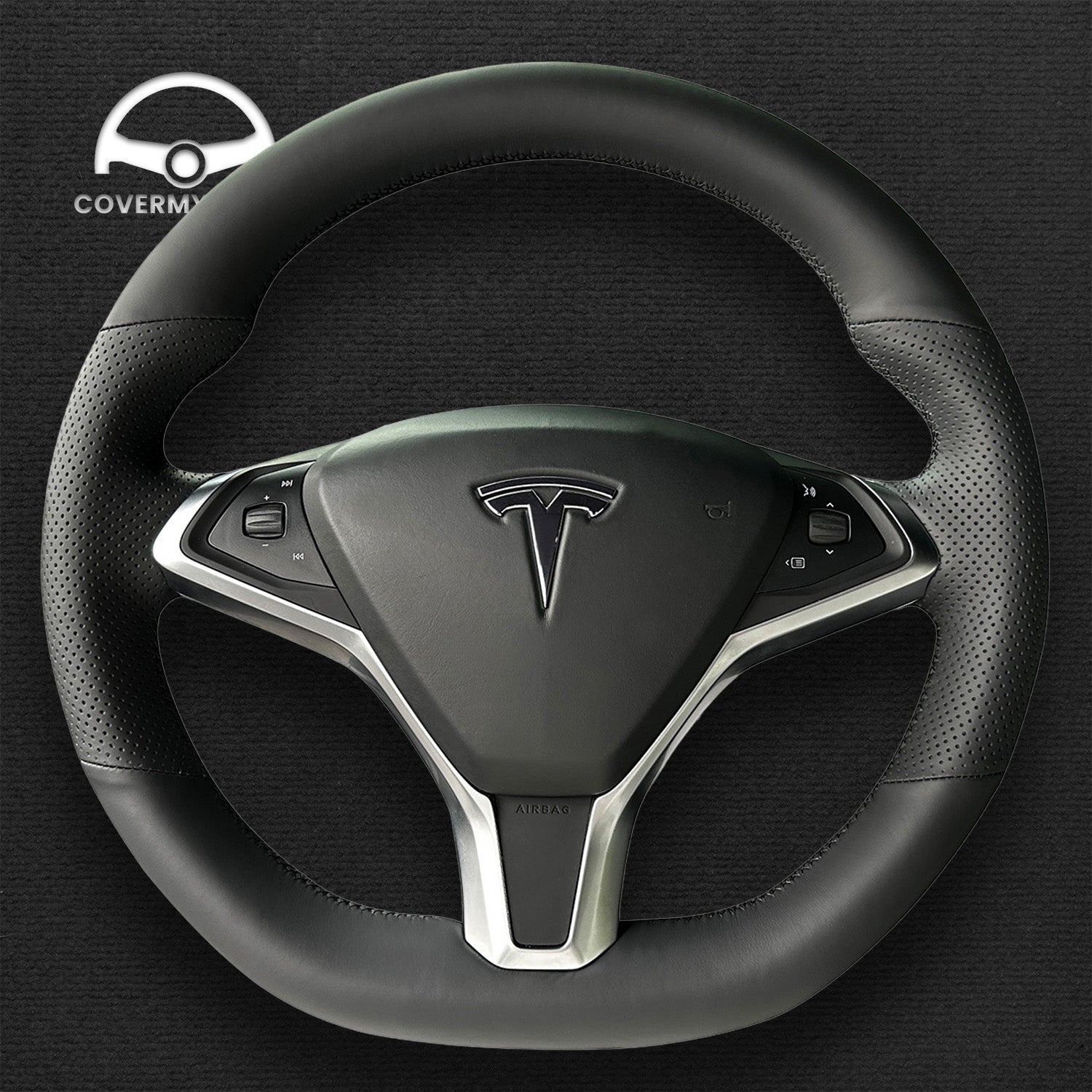 Steering Wheel Cover for Tesla Model S 2013–2017 Cover My Wheel