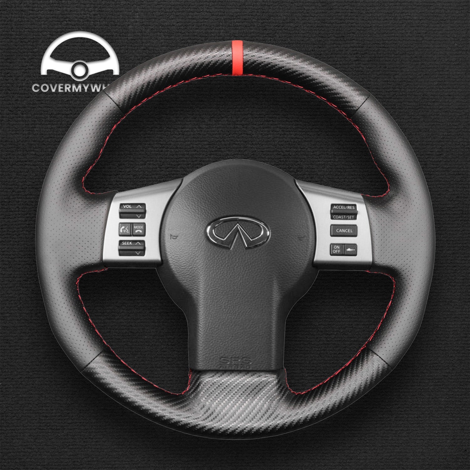 Steering Wheel Cover for Nissan 350Z 2002-2009 Cover My Wheel