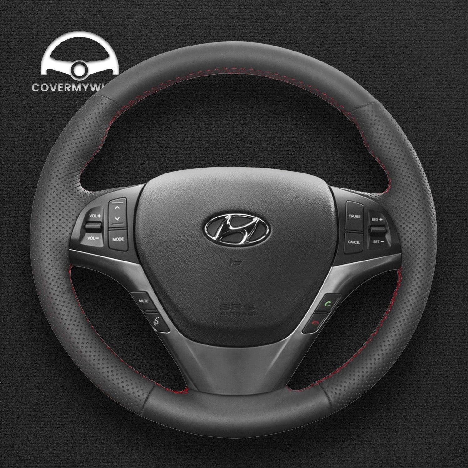 Steering Wheel Cover for Hyundai Genesis Coupe 2010-2016 Cover My Wheel
